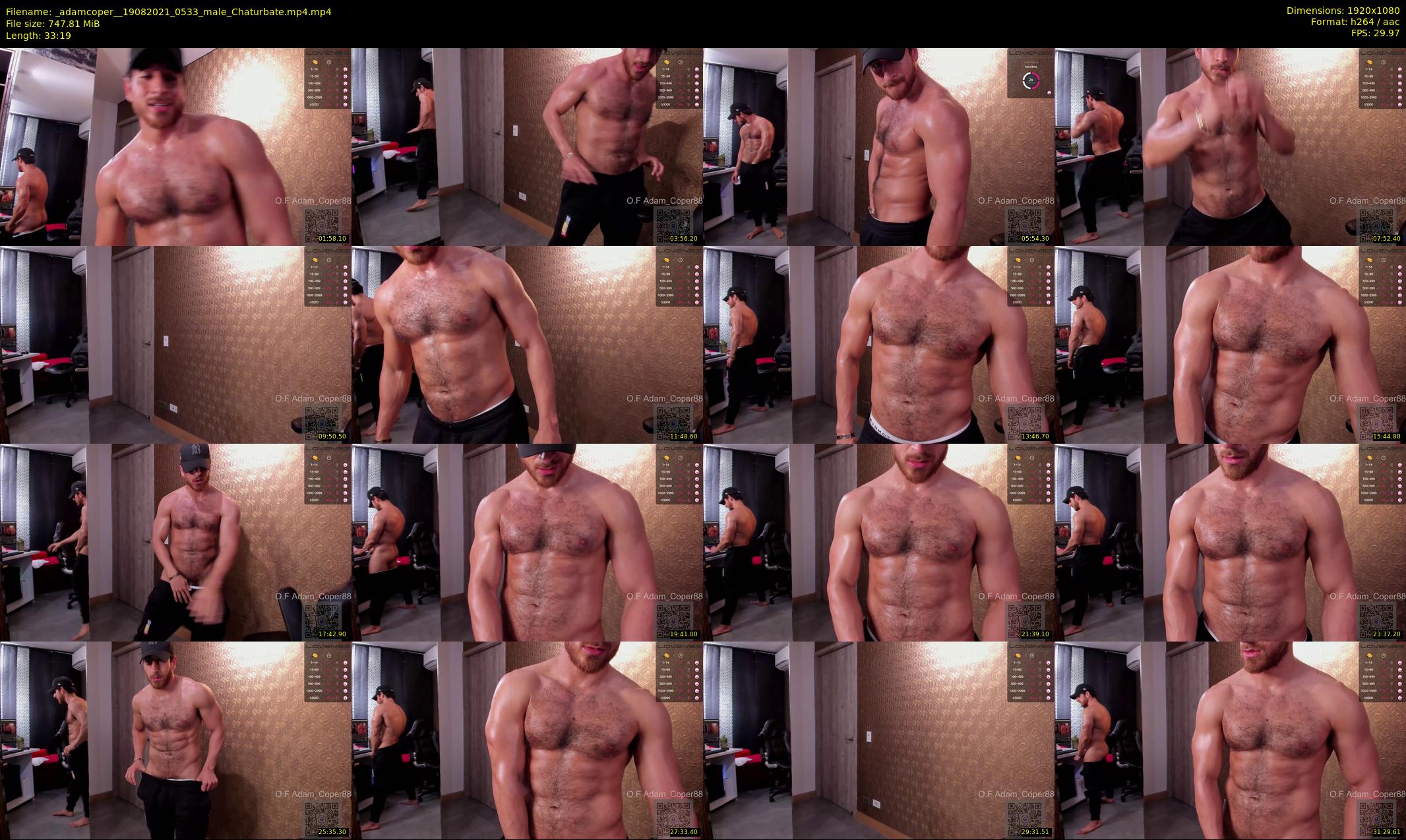 _adamcoper_ — 34 minute Chaturbate male cam show recording, 1080p, Aug 19, 2021