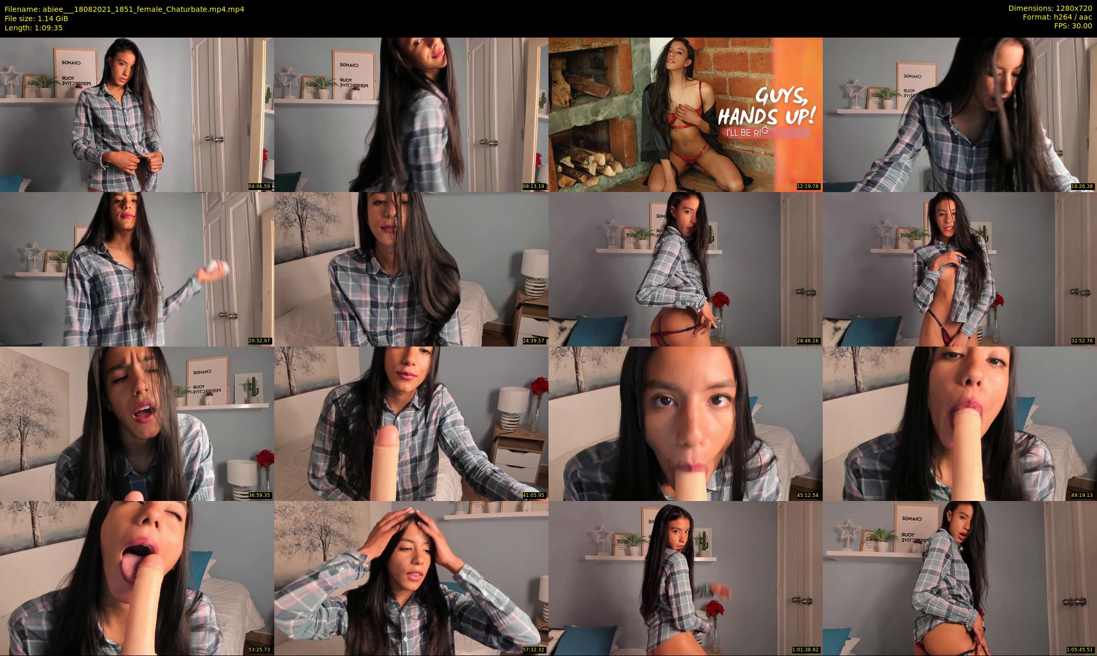 abiee__ — 70 minute Chaturbate female cam show recording, 720p, Aug 18, 2021
