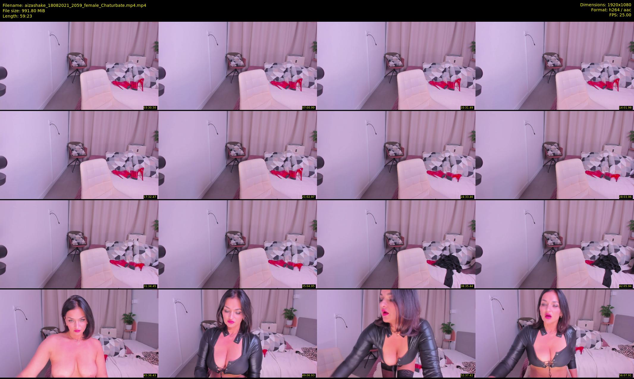 aizashake — 60 minute Chaturbate female cam show recording, 1080p, Aug 18, 2021