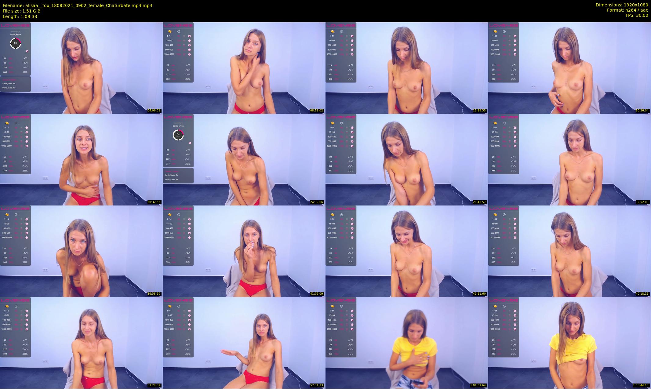 alisaa__fox — 70 minute Chaturbate female cam show recording, 1080p, Aug 18, 2021