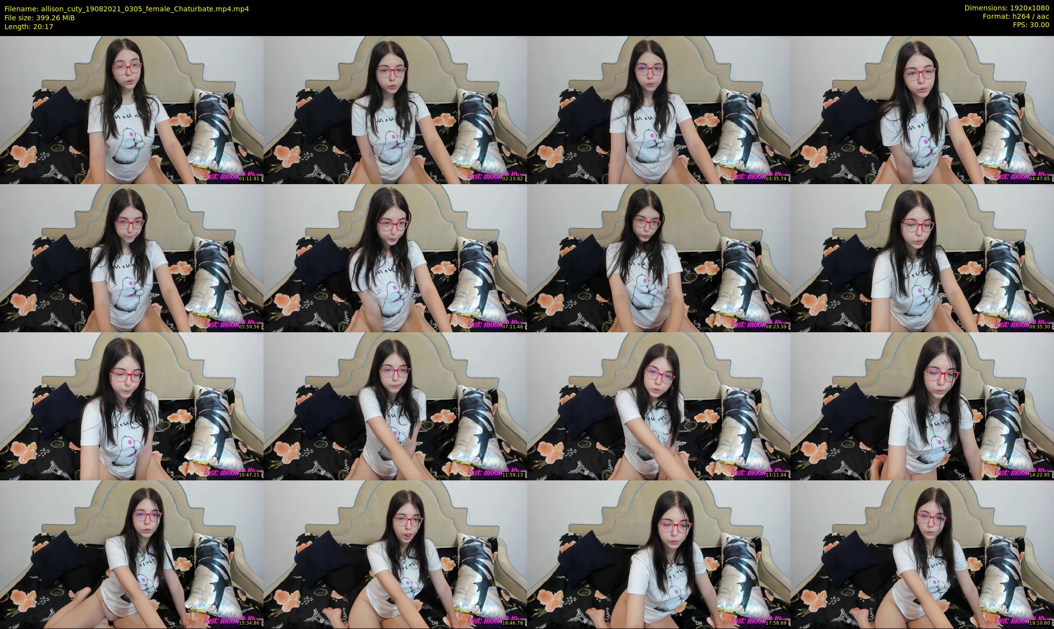 allison_cuty — 21 minute Chaturbate female cam show recording, 1080p, Aug 19, 2021
