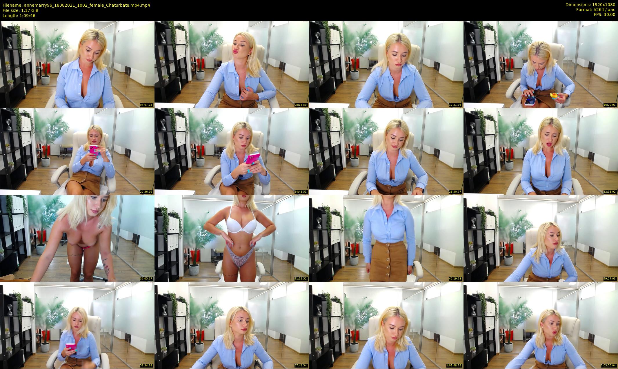 annemarry96 — 70 minute Chaturbate female cam show recording, 1080p, Aug 18, 2021