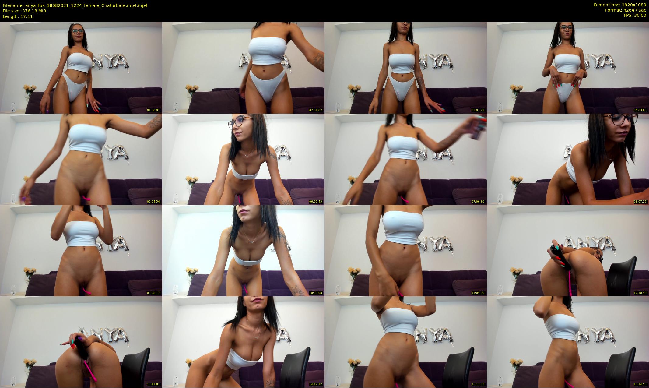 anya_fox — 18 minute Chaturbate female cam show recording, 1080p, Aug 18, 2021
