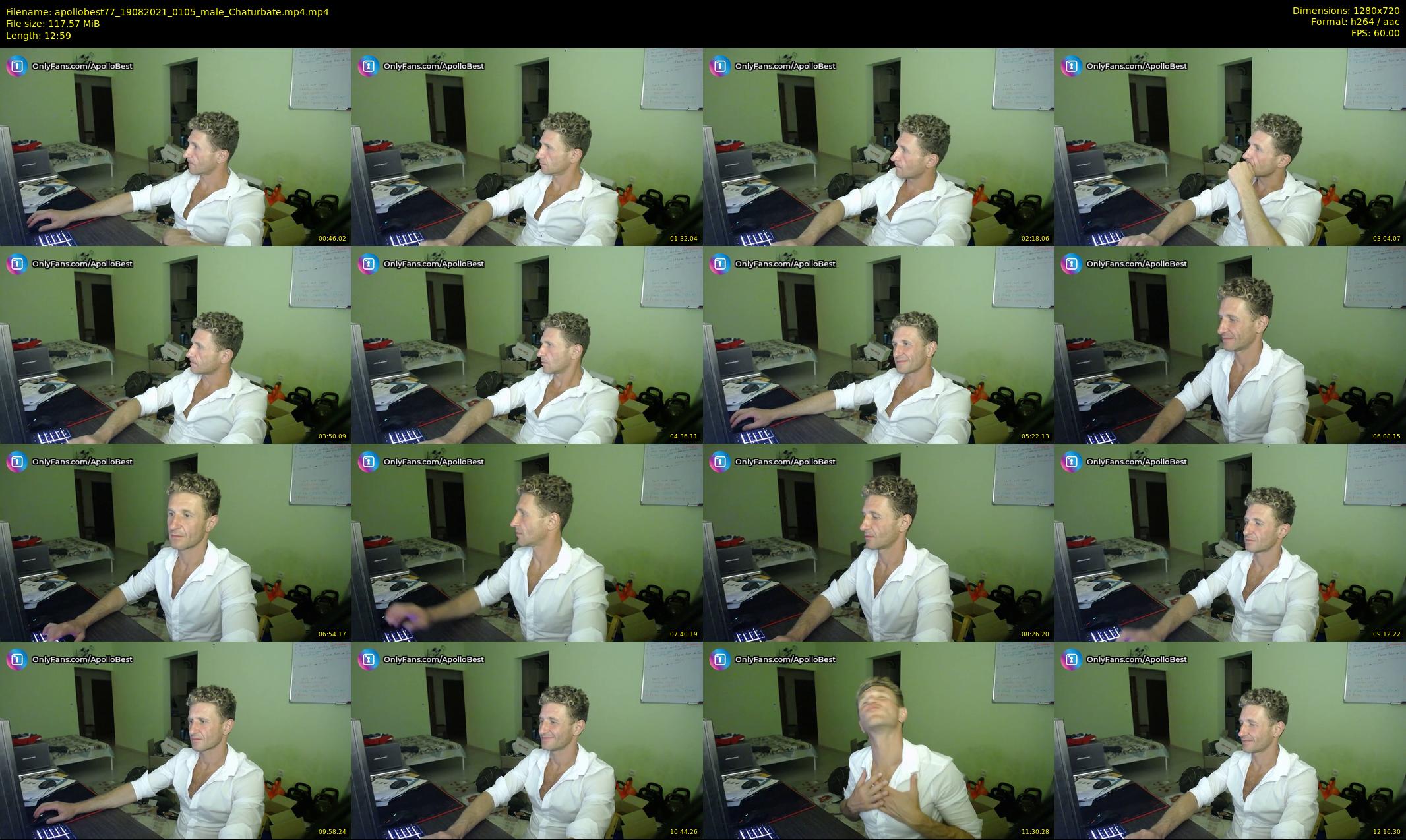 apollobest77 — 13 minute Chaturbate male cam show recording, 720p, Aug 19, 2021