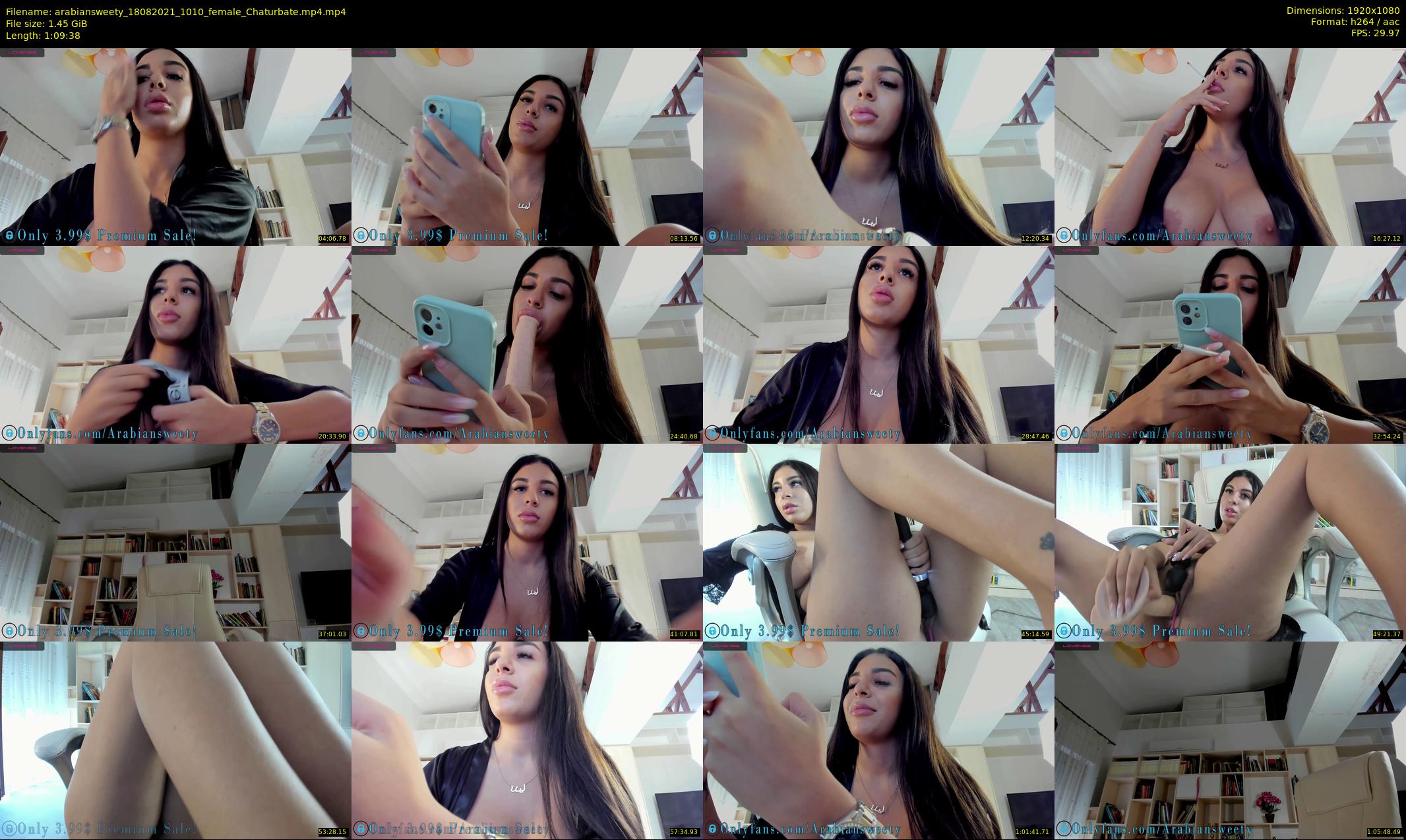 arabiansweety — 70 minute Chaturbate female cam show recording, 1080p, Aug 18, 2021
