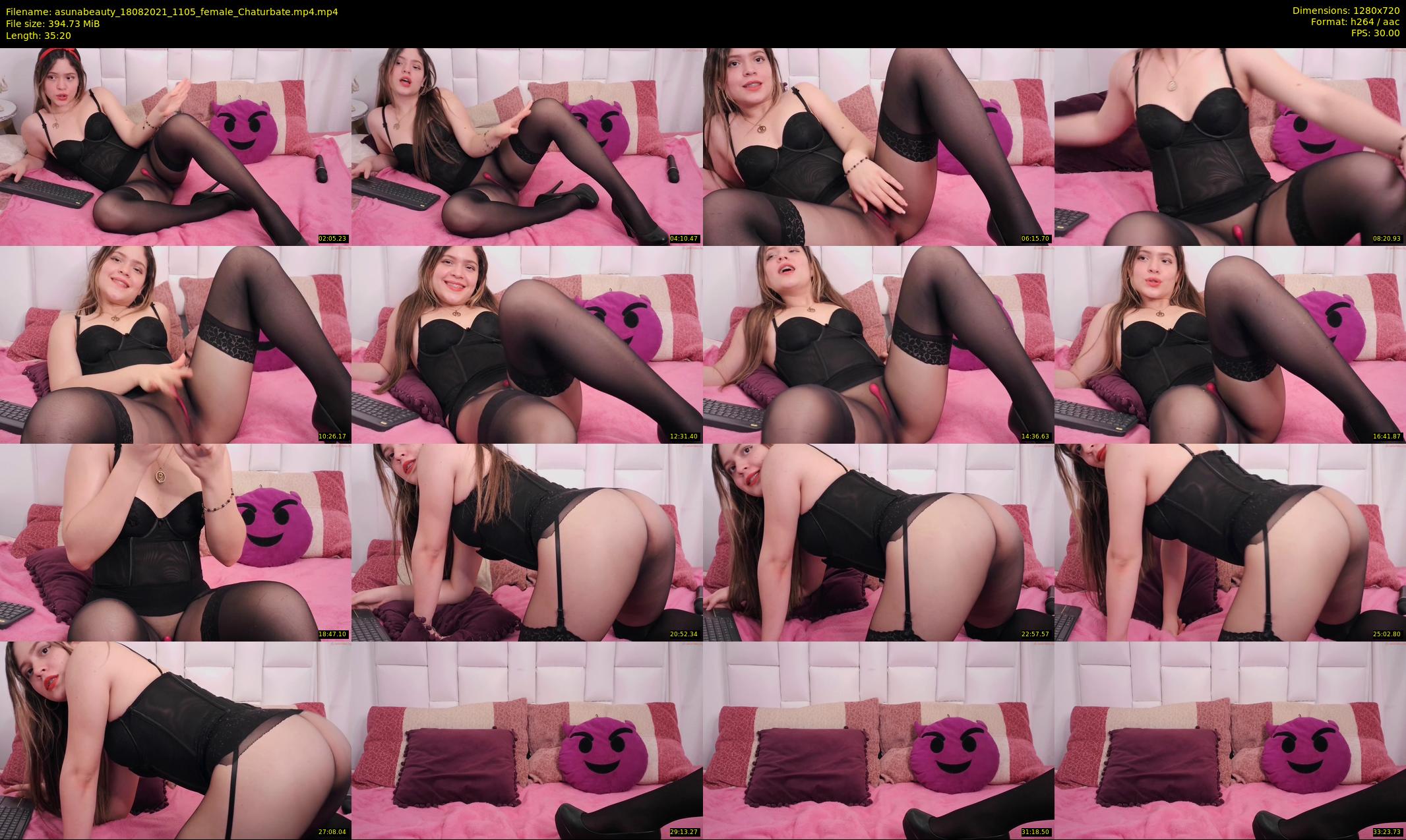 asunabeauty — 36 minute Chaturbate female cam show recording, 720p, Aug 18, 2021