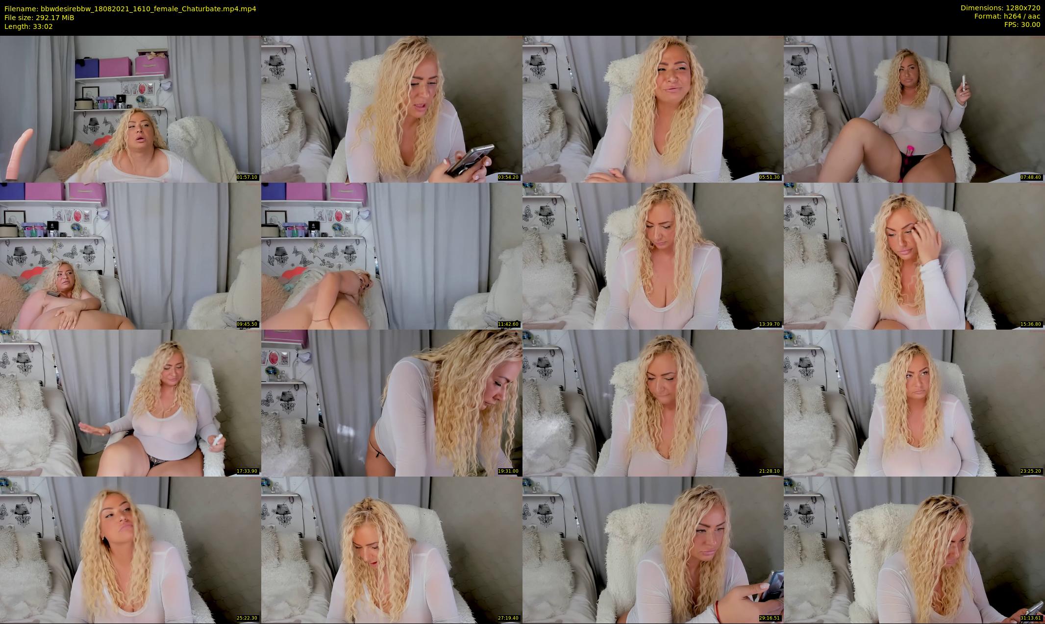 bbwdesirebbw — 34 minute Chaturbate female cam show recording, 720p, Aug 18, 2021