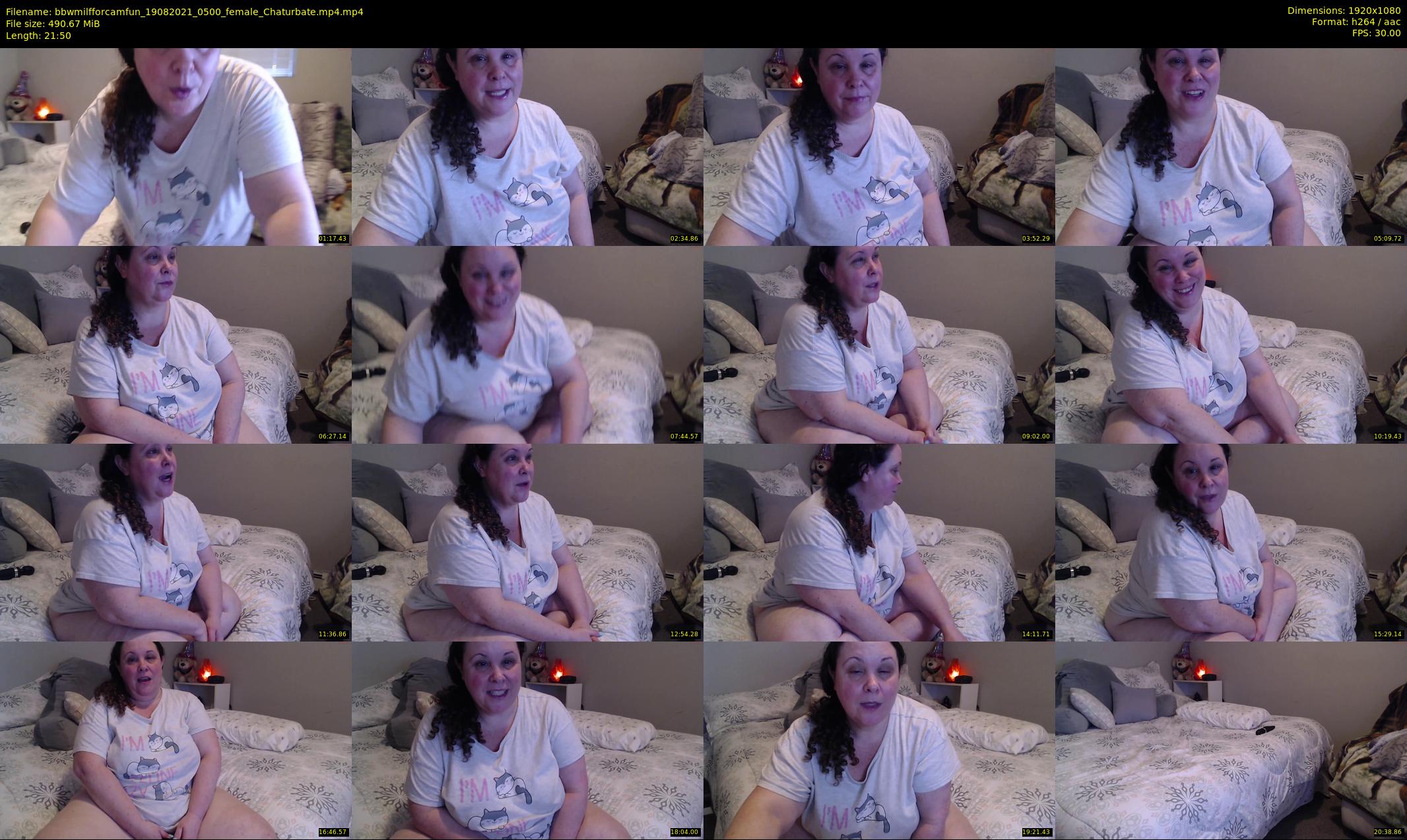 bbwmilfforcamfun — 22 minute Chaturbate female cam show recording, 1080p, Aug 19, 2021
