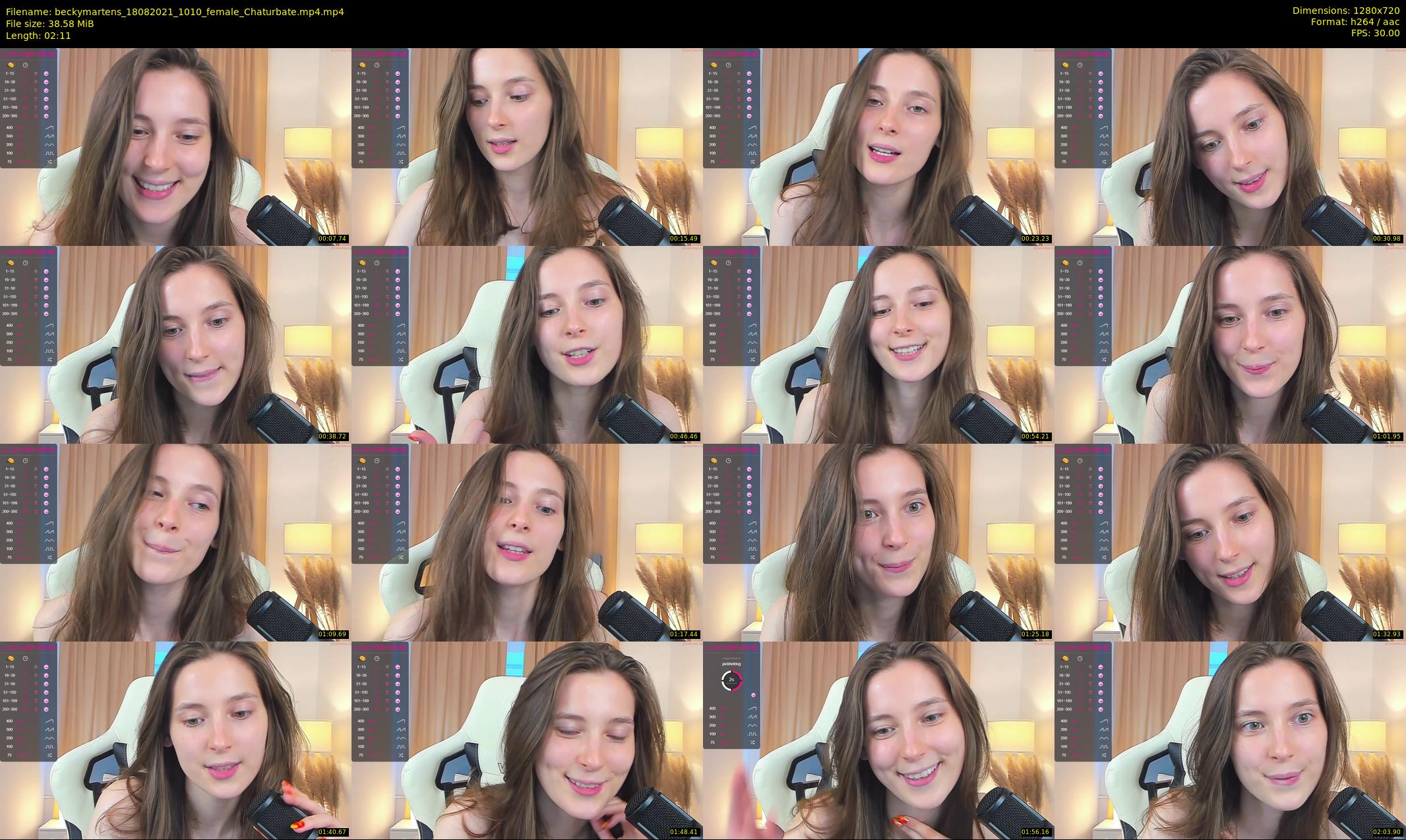 beckymartens — 3 minute Chaturbate female cam show recording, 720p, Aug 18, 2021