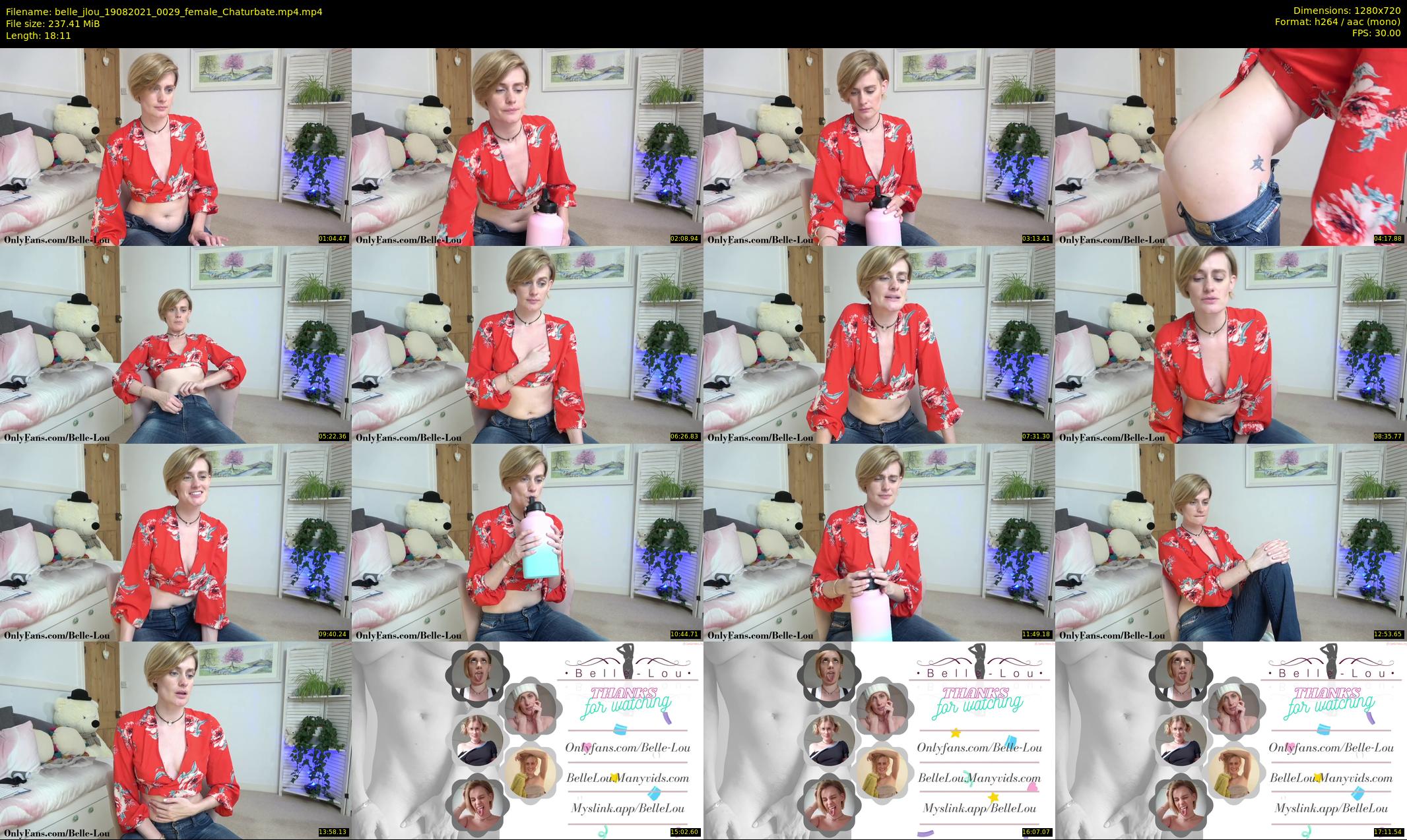 belle_jlou — 19 minute Chaturbate female cam show recording, 720p, Aug 19, 2021