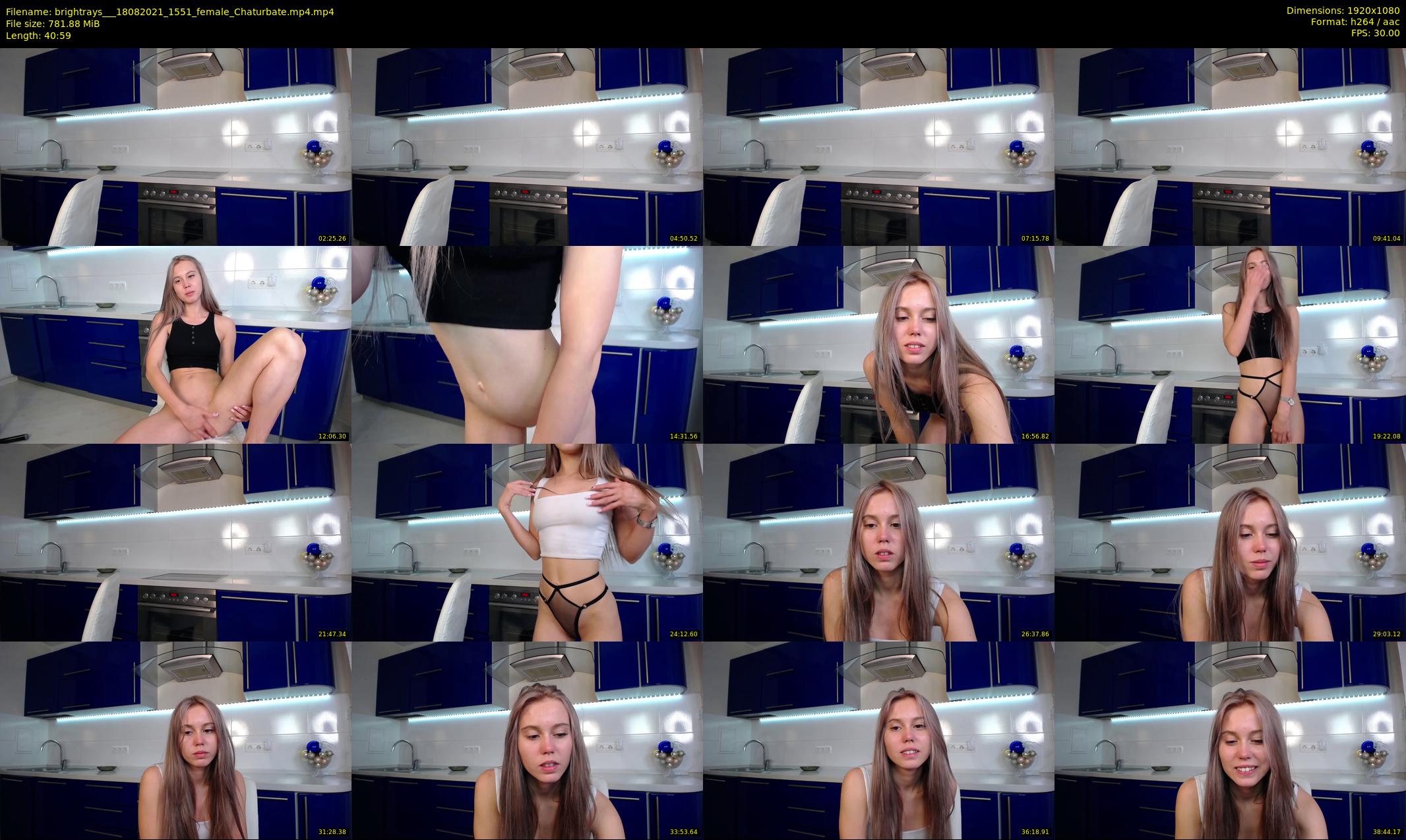 brightrays__ — 41 minute Chaturbate female cam show recording, 1080p, Aug 18, 2021