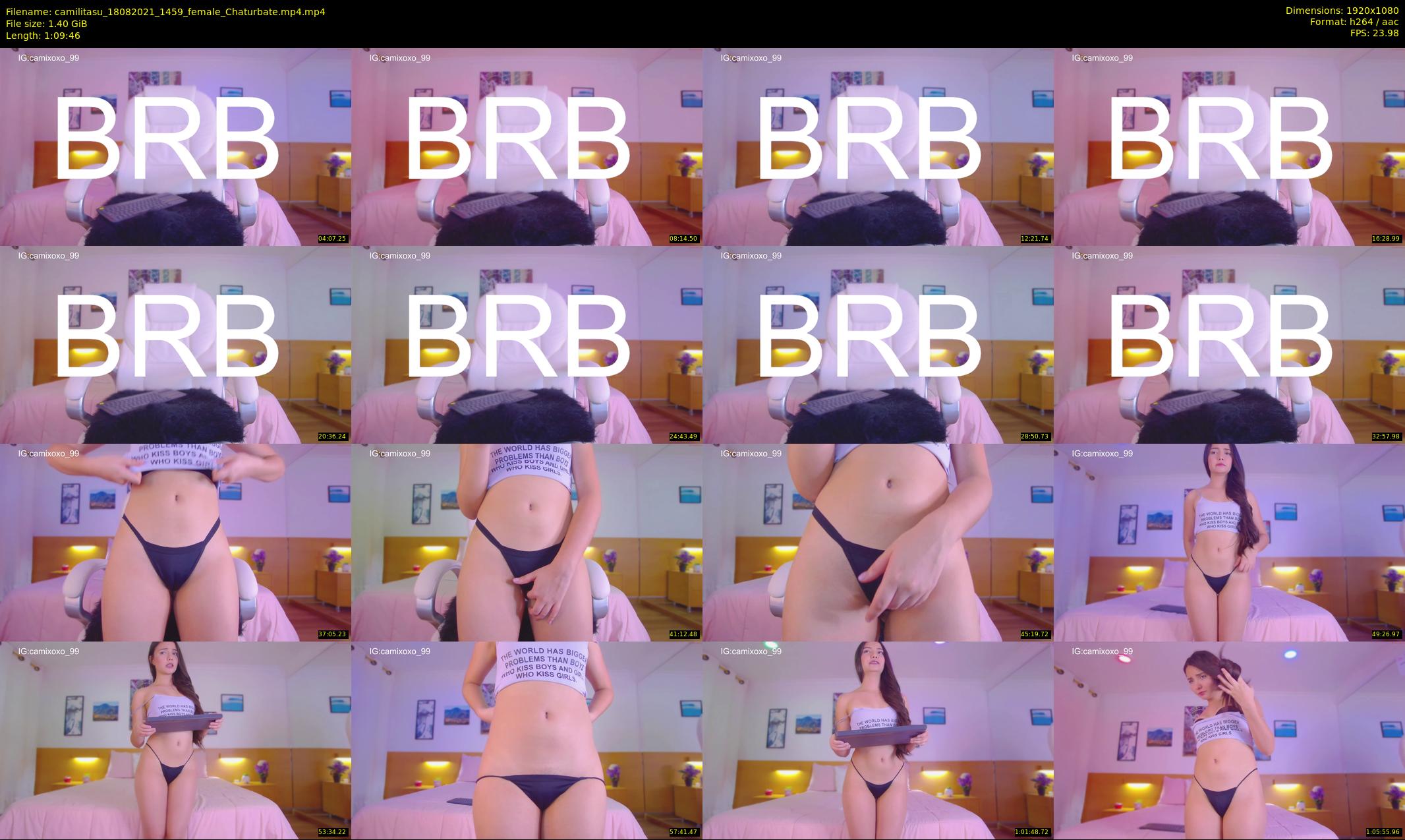 camilitasu — 70 minute Chaturbate female cam show recording, 1080p, Aug 18, 2021
