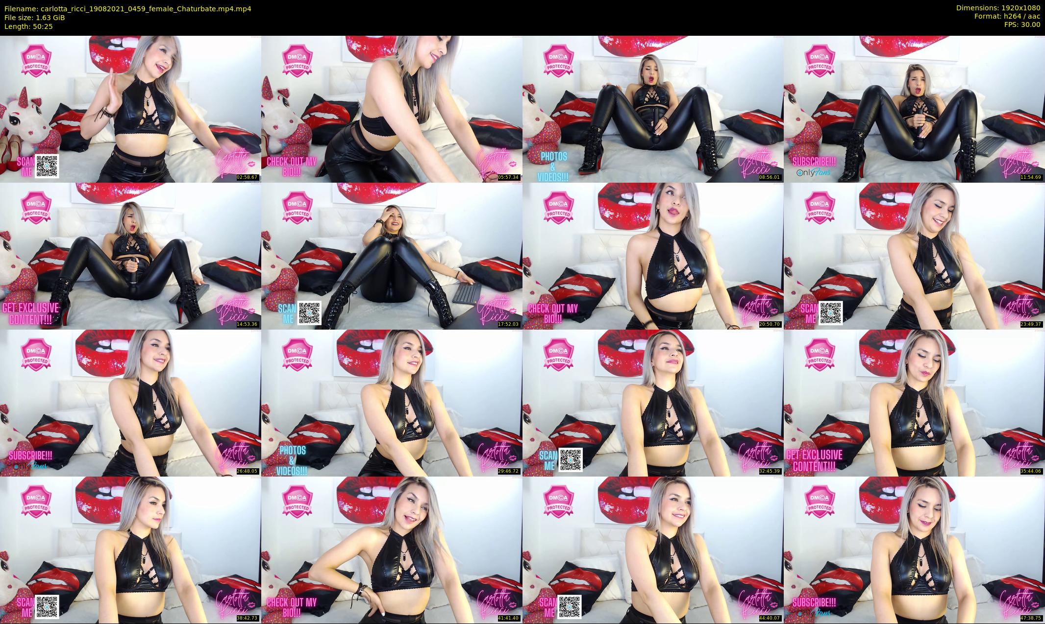 carlotta_ricci — 51 minute Chaturbate female cam show recording, 1080p, Aug 19, 2021