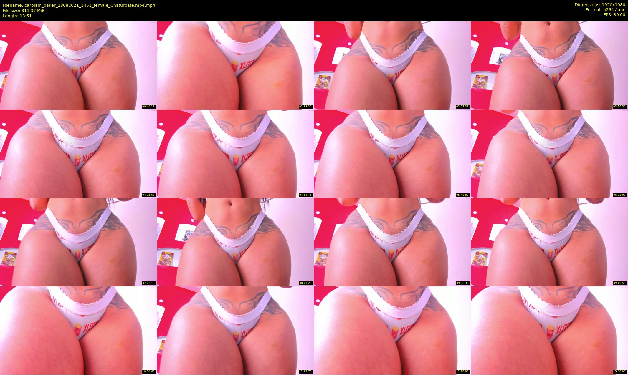 carolain_baker — 14 minute Chaturbate female cam show recording, 1080p, Aug 18, 2021