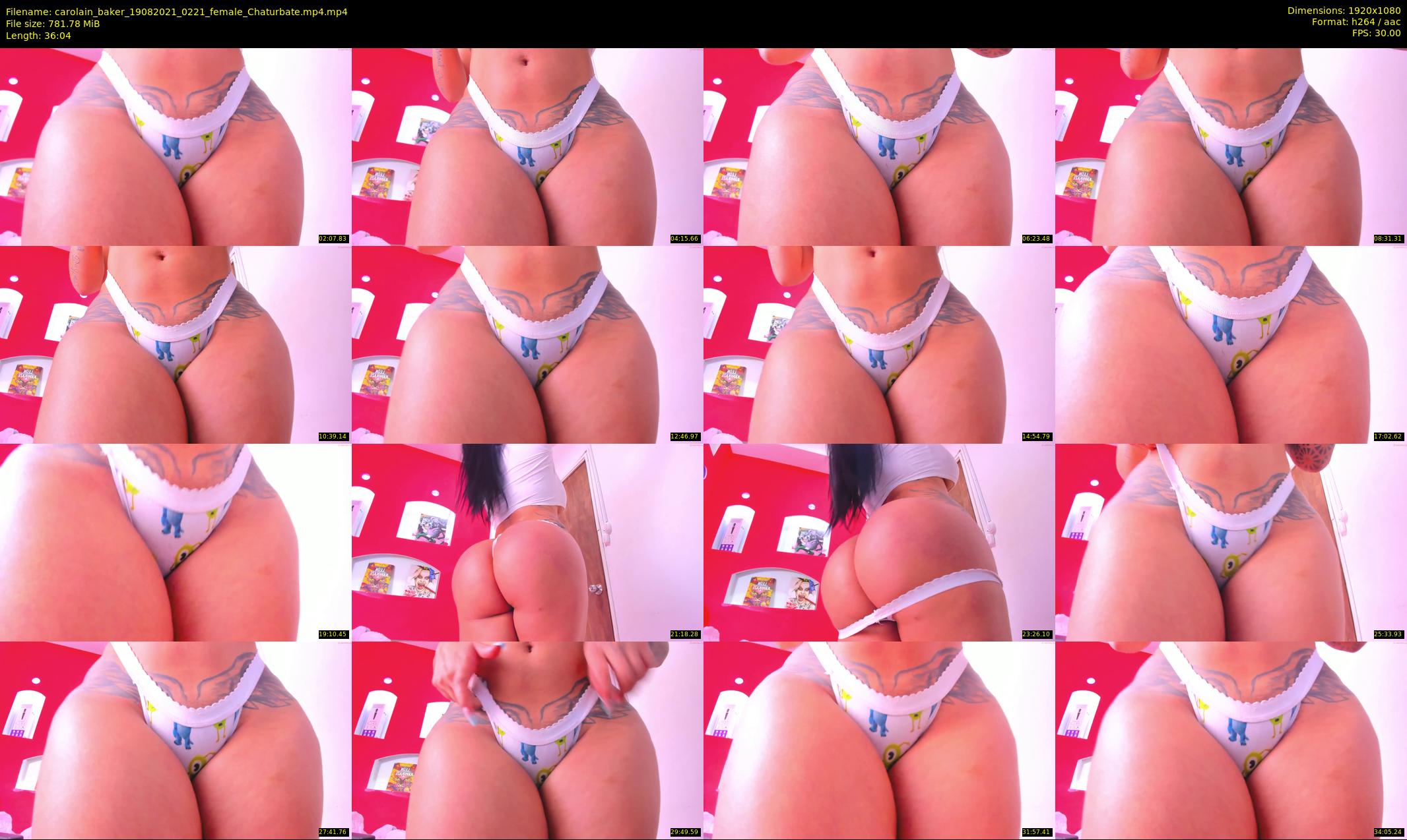 carolain_baker — 37 minute Chaturbate female cam show recording, 1080p, Aug 19, 2021