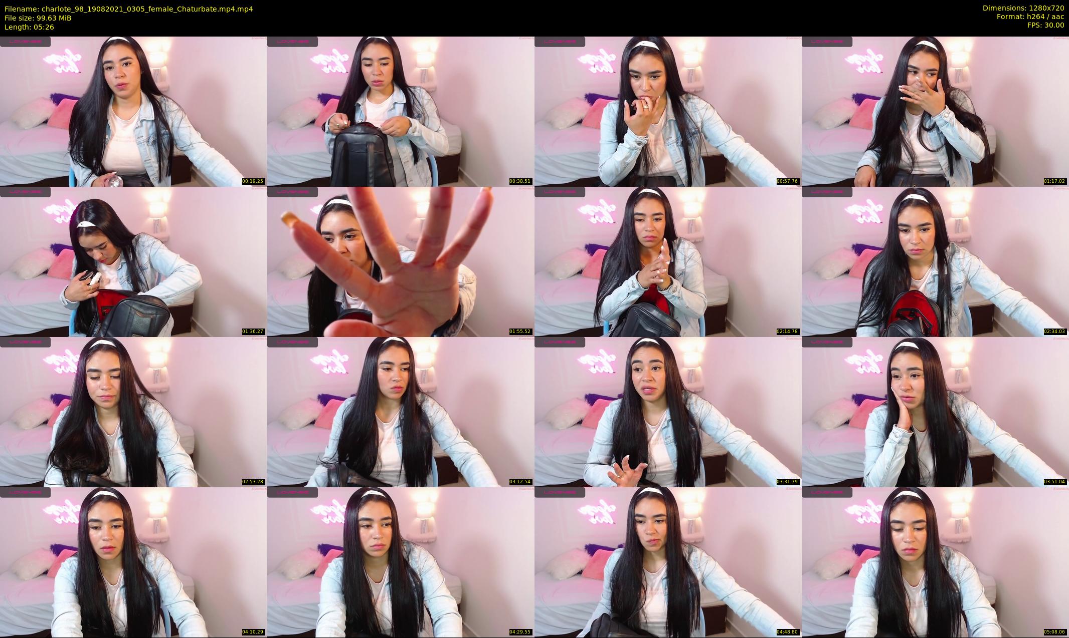 charlote_98 — 6 minute Chaturbate female cam show recording, 720p, Aug 19, 2021