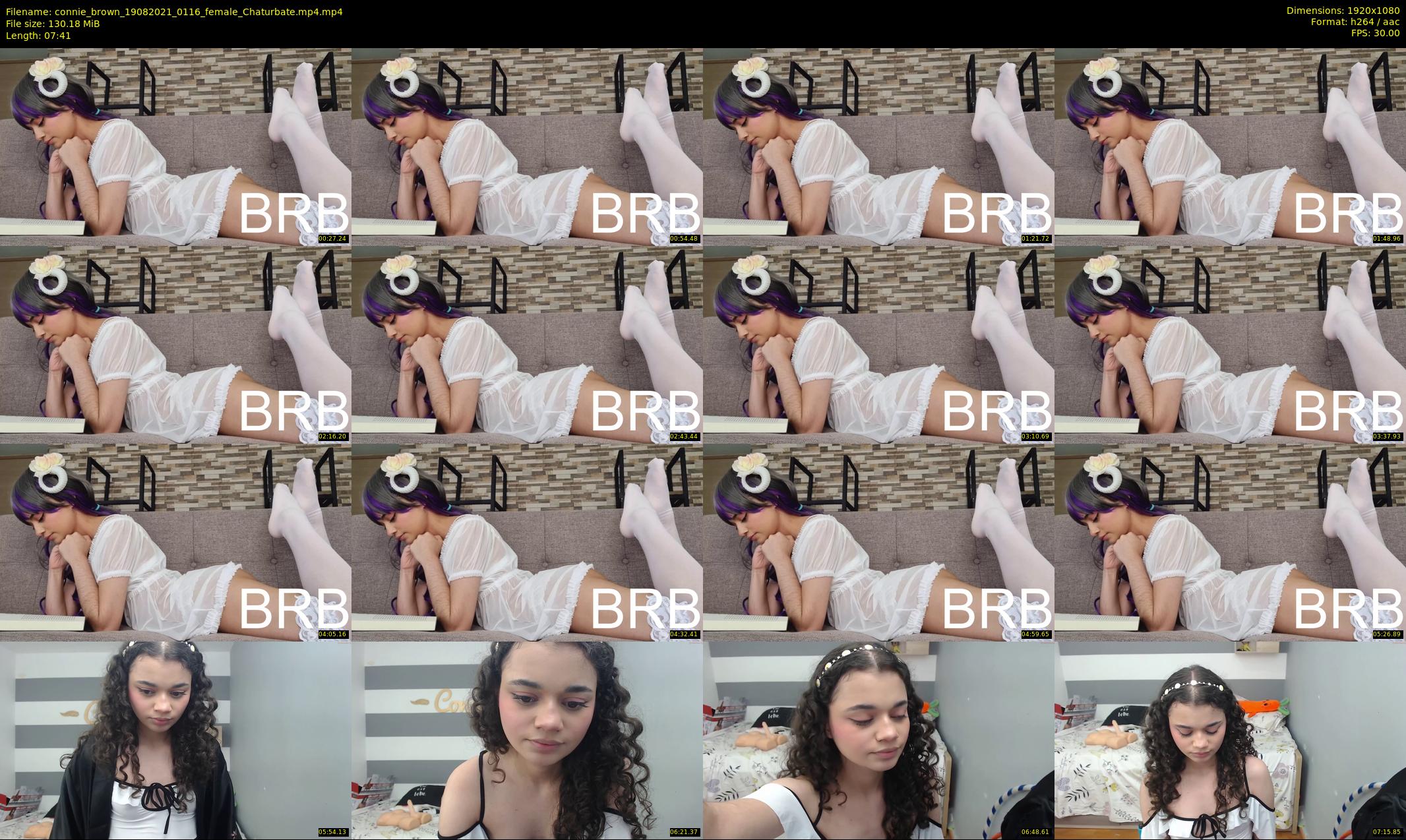 connie_brown — 8 minute Chaturbate female cam show recording, 1080p, Aug 19, 2021
