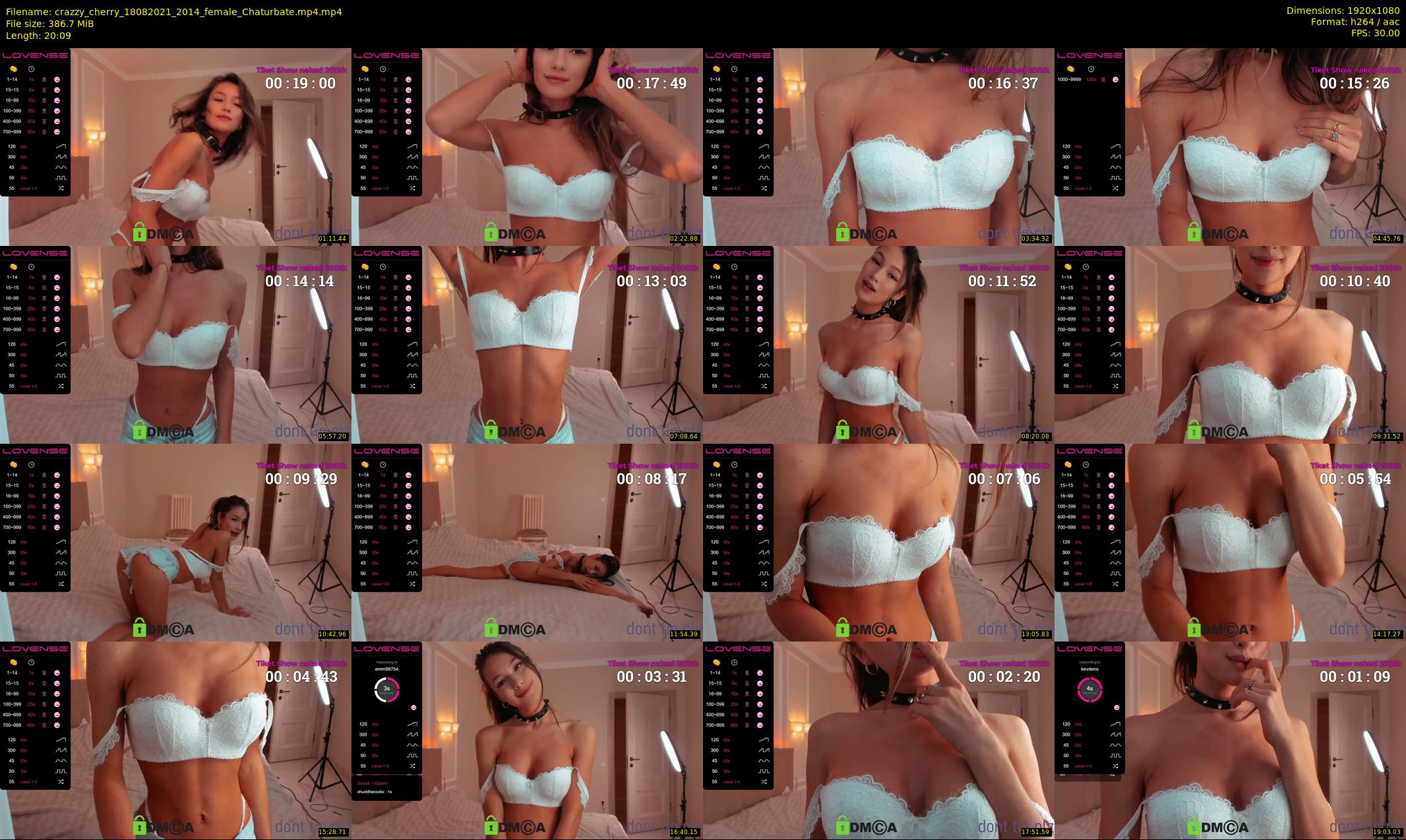 crazzy_cherry — 21 minute Chaturbate female cam show recording, 1080p, Aug 18, 2021