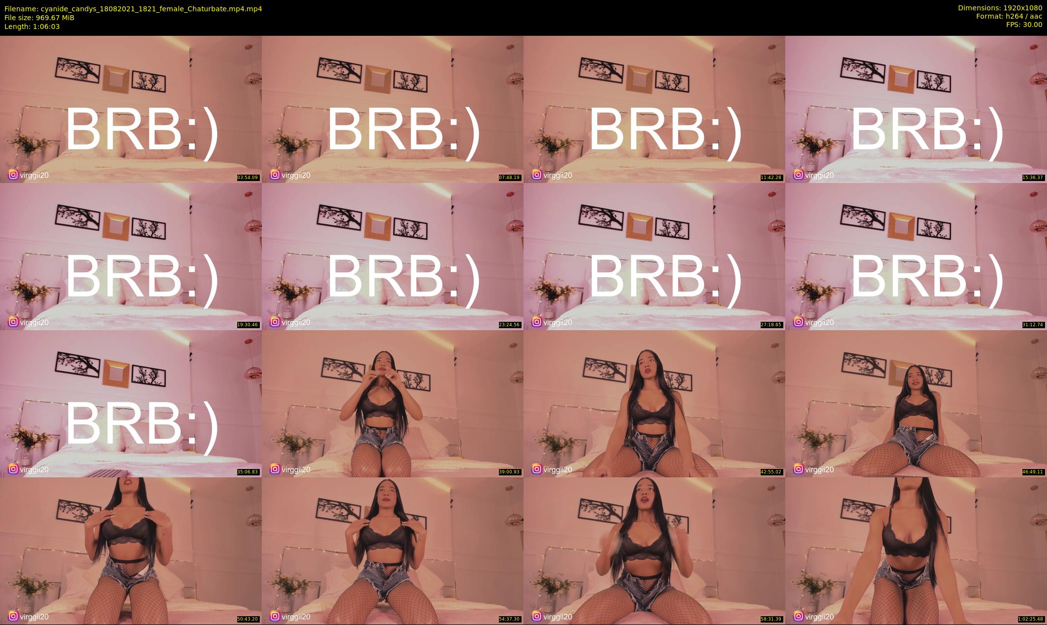 cyanide_candys — 67 minute Chaturbate female cam show recording, 1080p, Aug 18, 2021