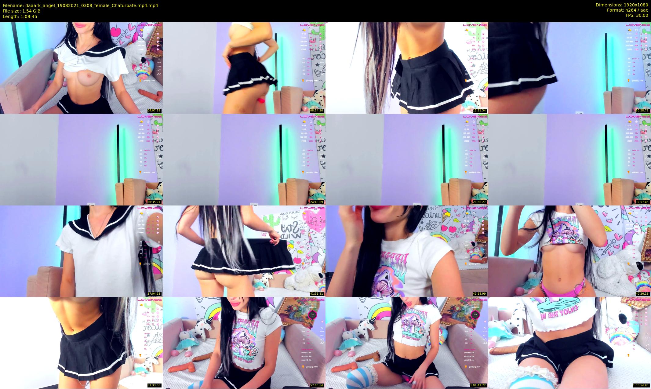 daaark_angel — 70 minute Chaturbate female cam show recording, 1080p, Aug 19, 2021