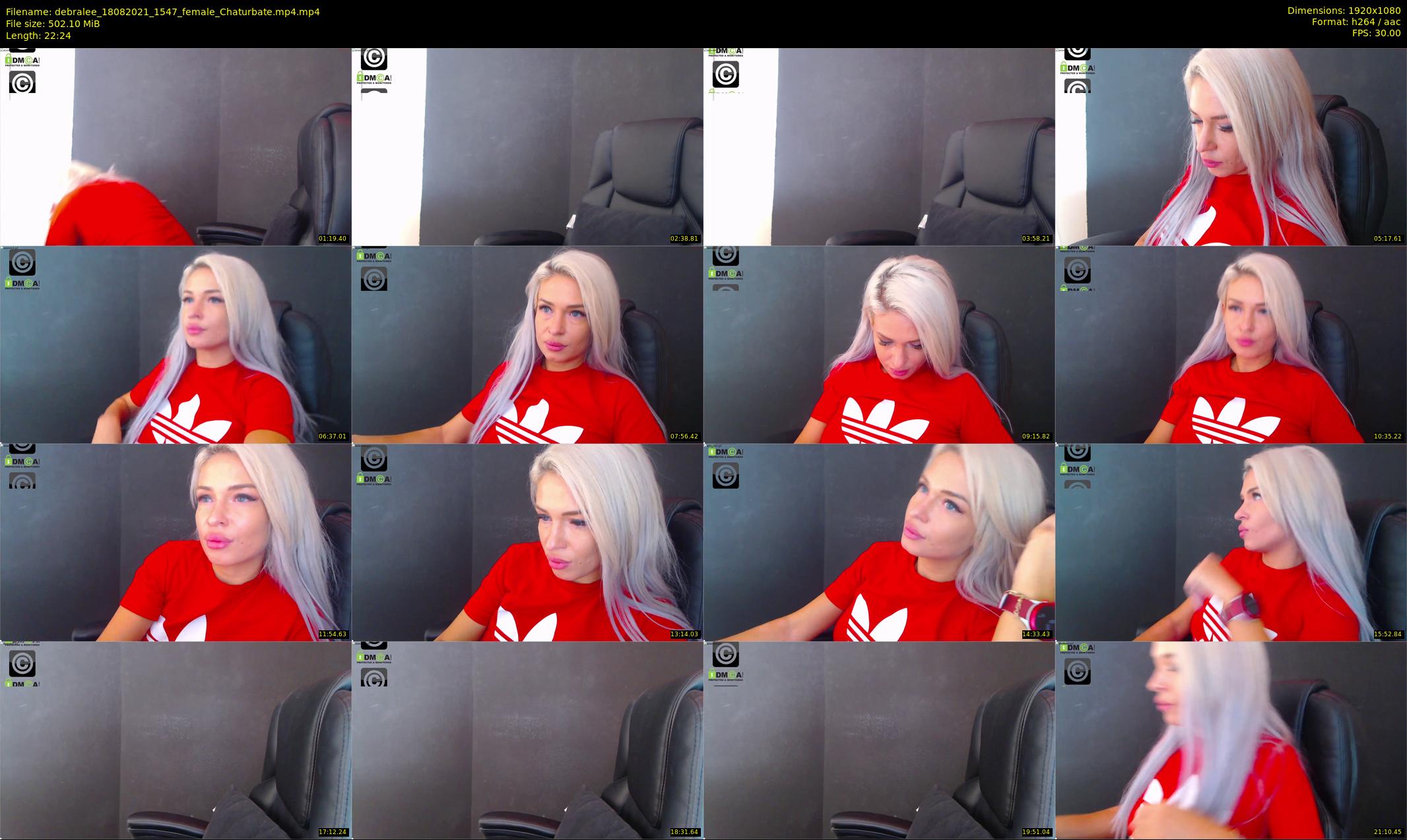 debralee — 23 minute Chaturbate female cam show recording, 1080p, Aug 18, 2021