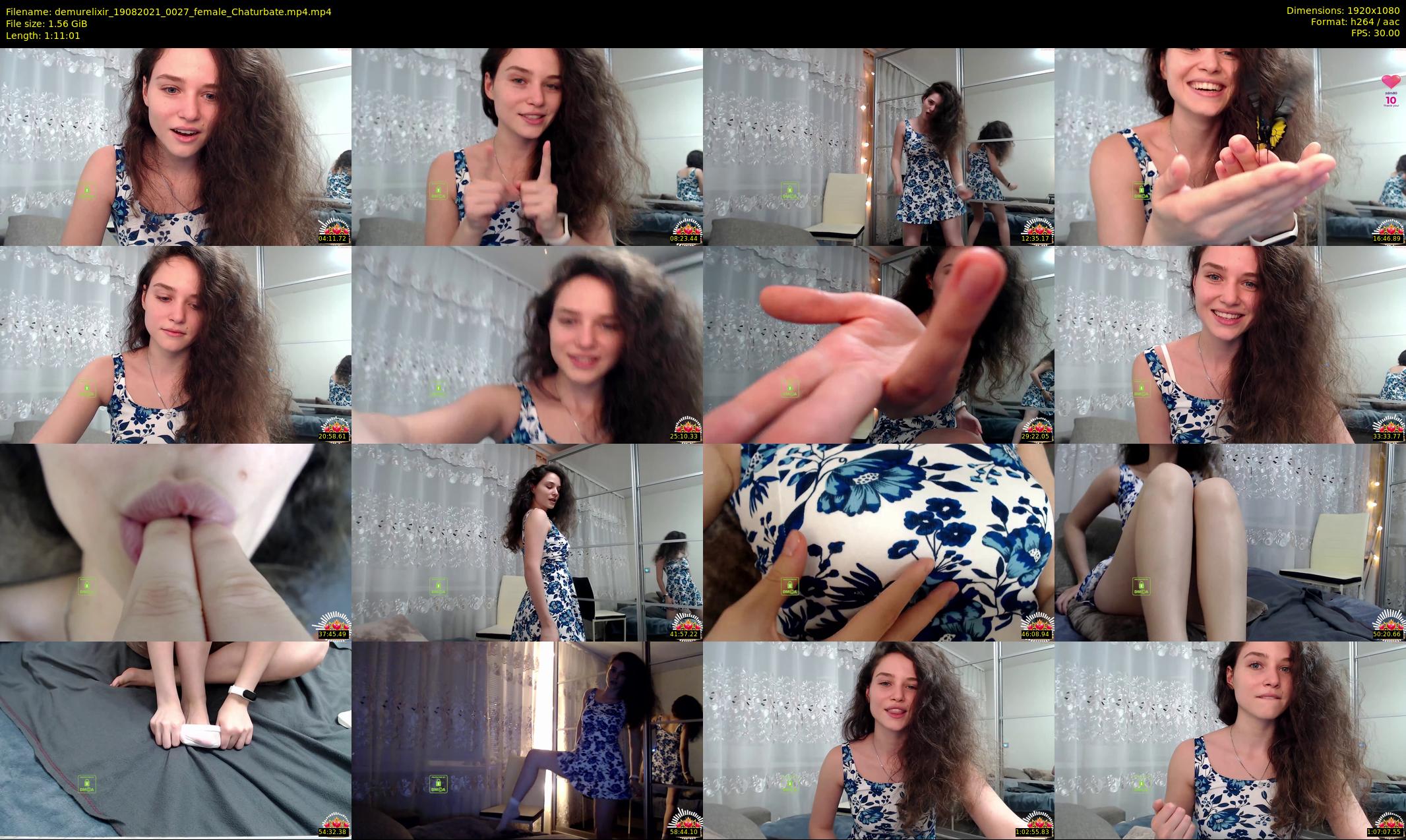 demurelixir — 72 minute Chaturbate female cam show recording, 1080p, Aug 19, 2021