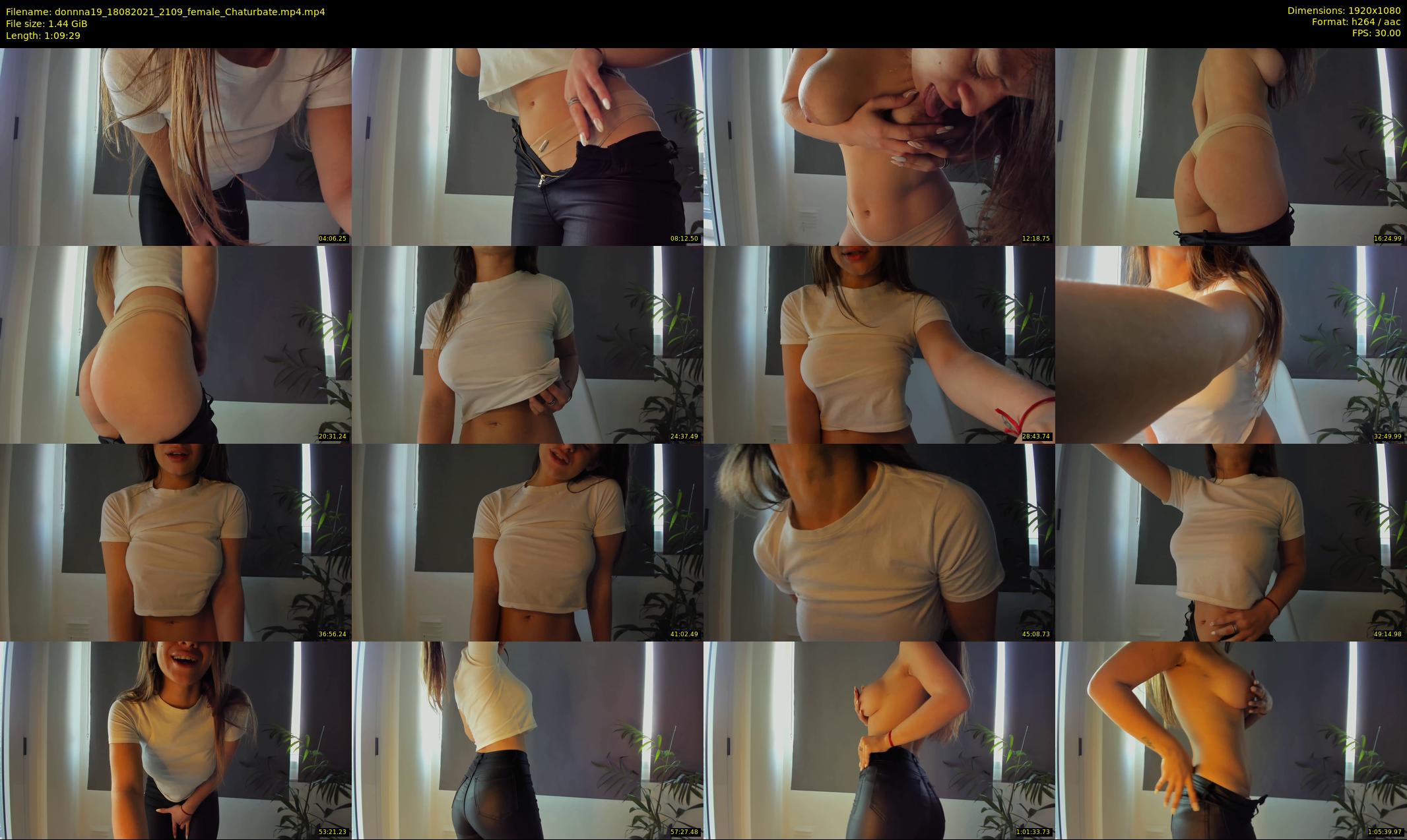 donnna19 — 70 minute Chaturbate female cam show recording, 1080p, Aug 18, 2021