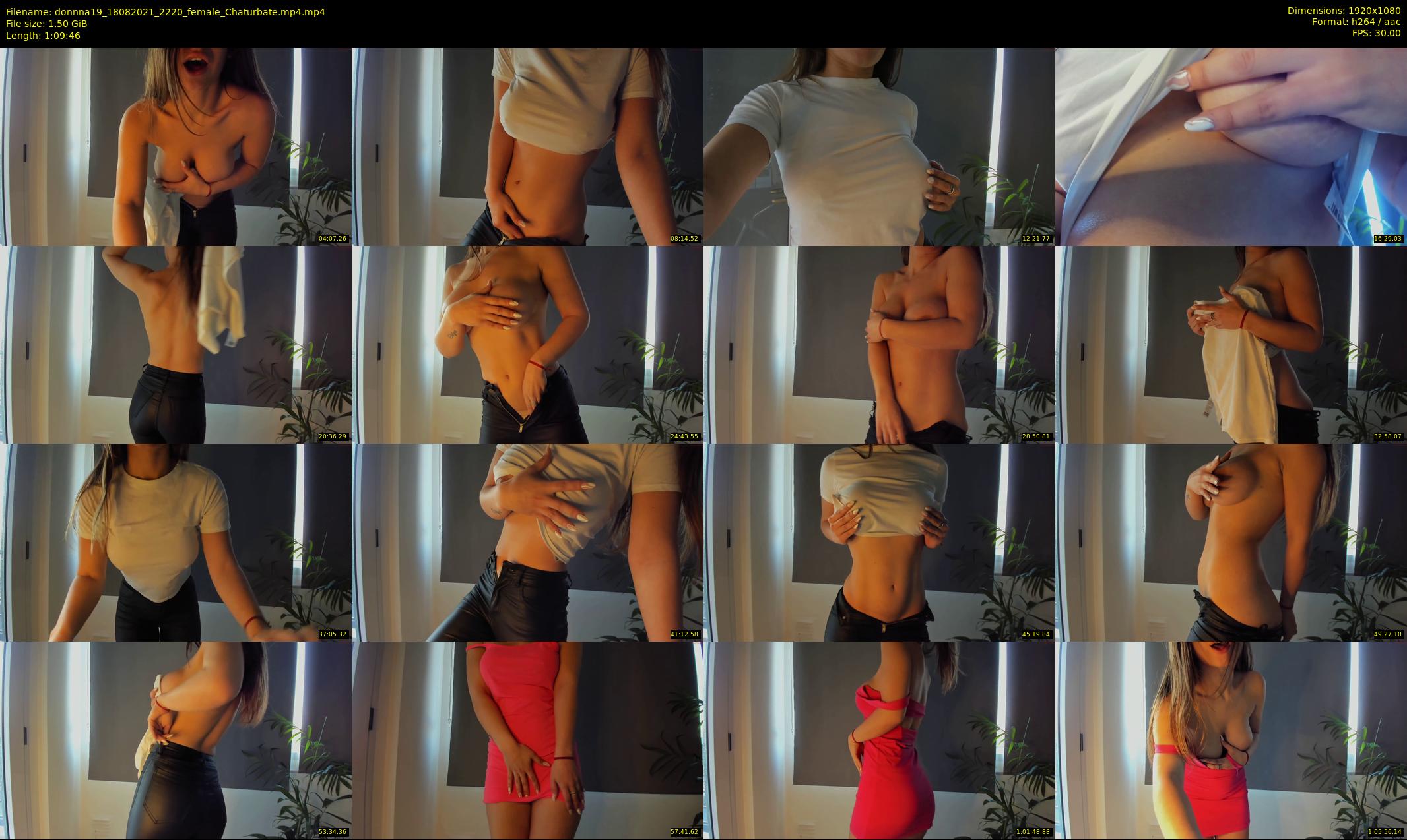 donnna19 — 70 minute Chaturbate female cam show recording, 1080p, Aug 18, 2021