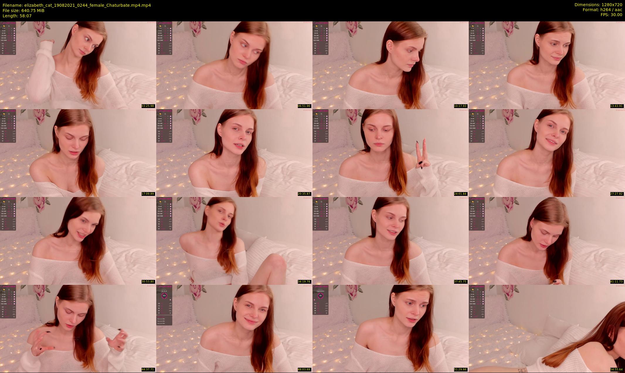 elizabeth_cat — 59 minute Chaturbate female cam show recording, 720p, Aug 19, 2021