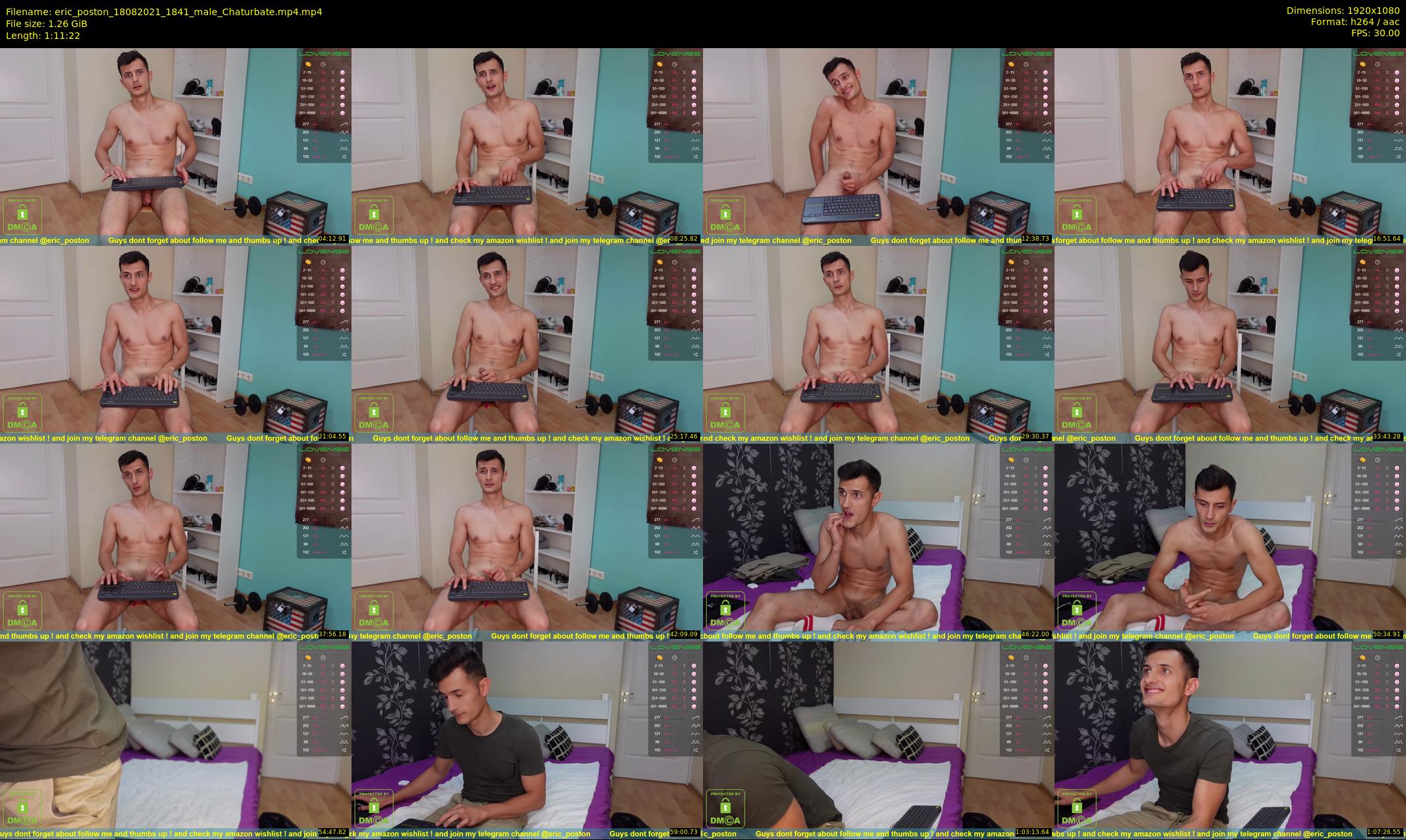 eric_poston — 72 minute Chaturbate male cam show recording, 1080p, Aug 18, 2021
