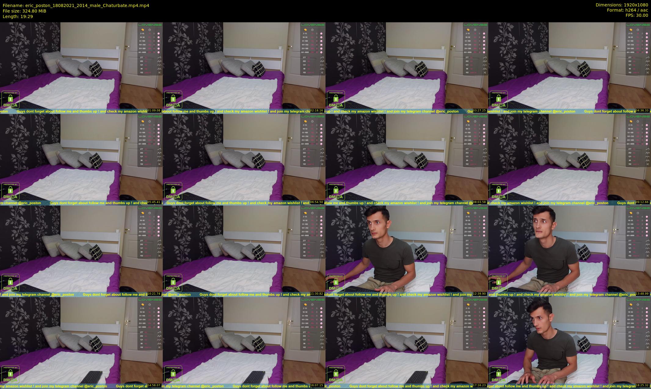 eric_poston — 20 minute Chaturbate male cam show recording, 1080p, Aug 18, 2021