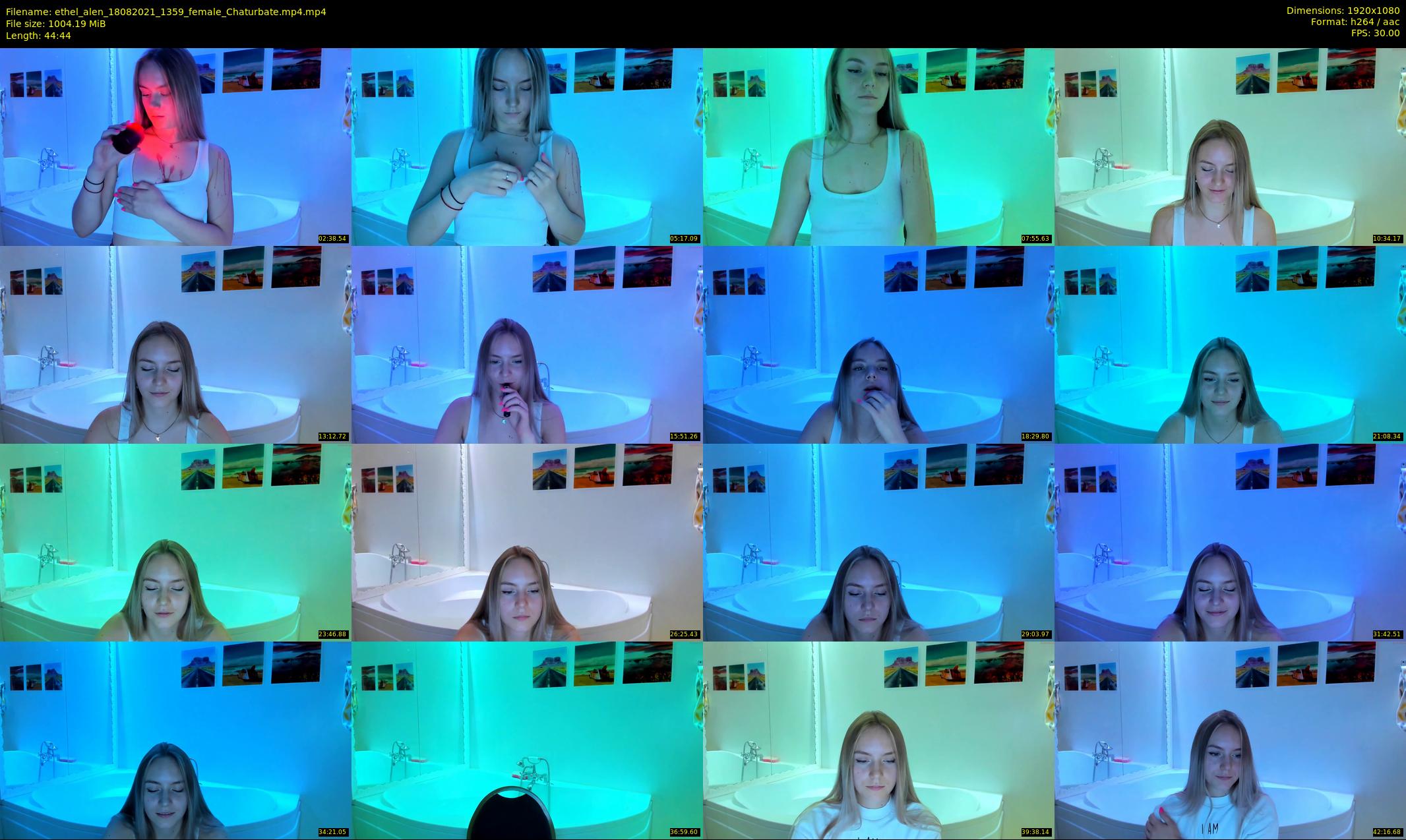 ethel_alen — 45 minute Chaturbate female cam show recording, 1080p, Aug 18, 2021