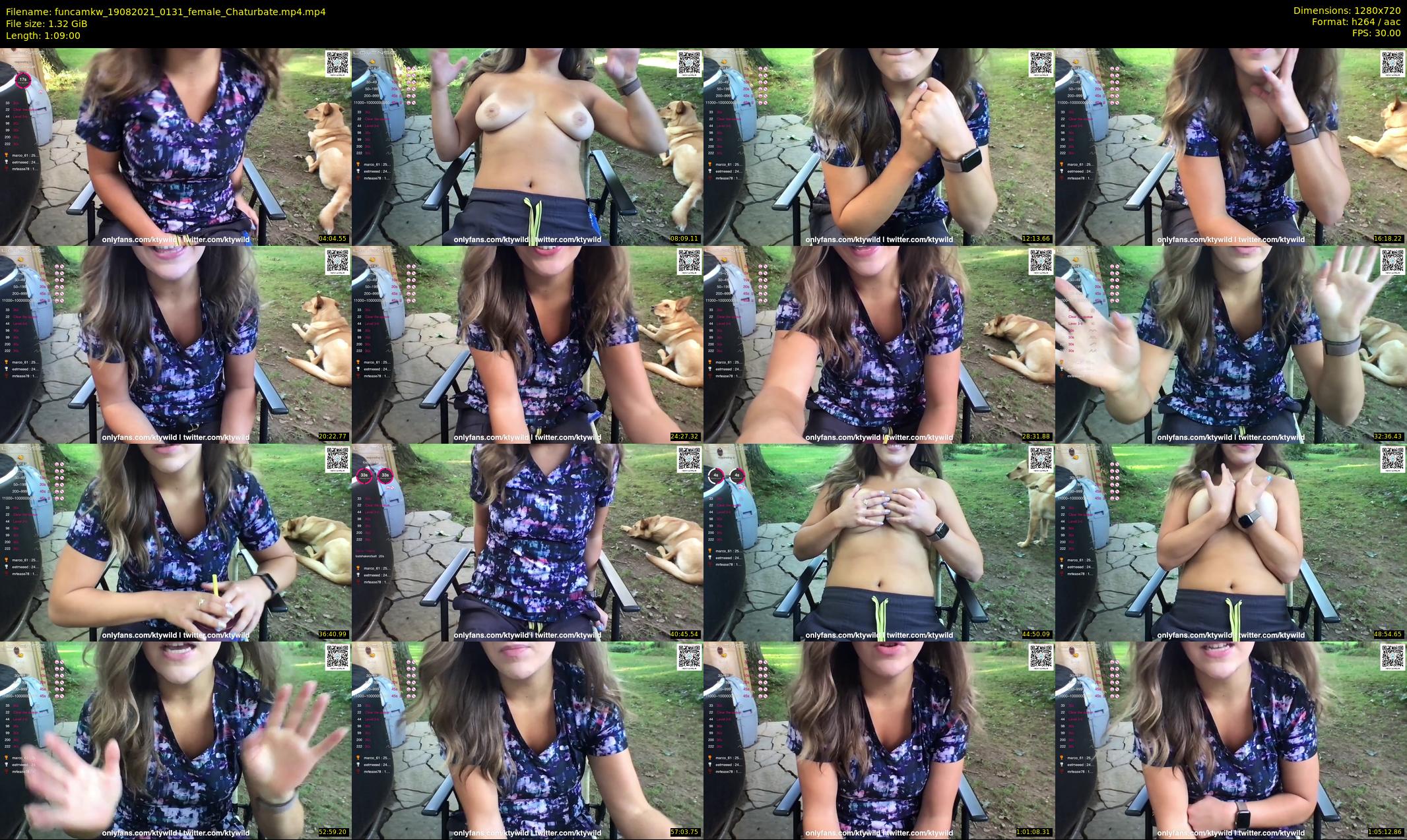 funcamkw — 69 minute Chaturbate female cam show recording, 720p, Aug 19, 2021