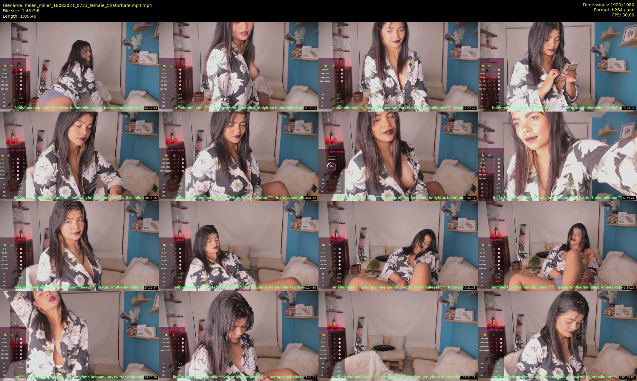 helen_miller — 70 minute Chaturbate female cam show recording, 1080p, Aug 18, 2021