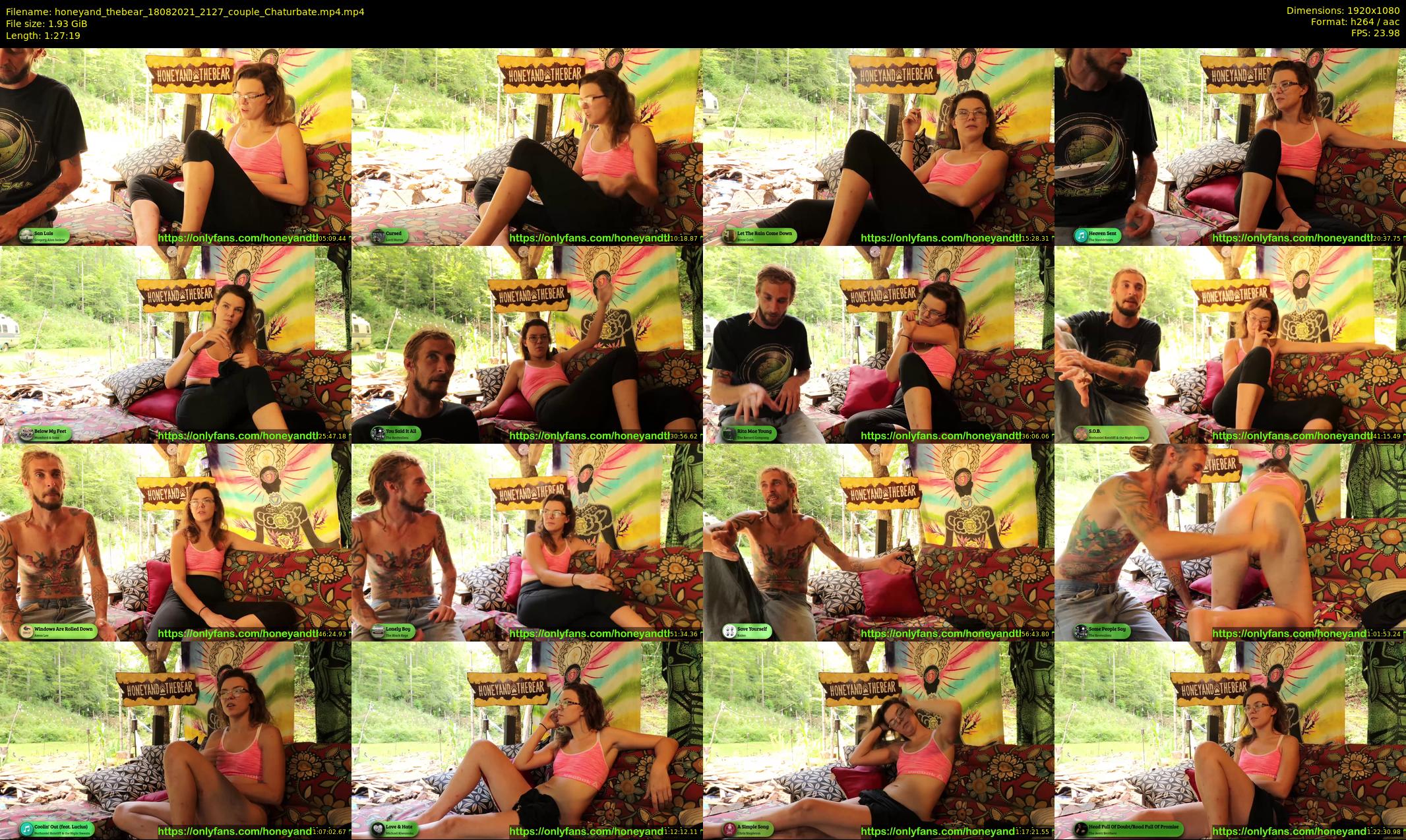 honeyand_thebear — 88 minute Chaturbate couple cam show recording, 1080p, Aug 18, 2021