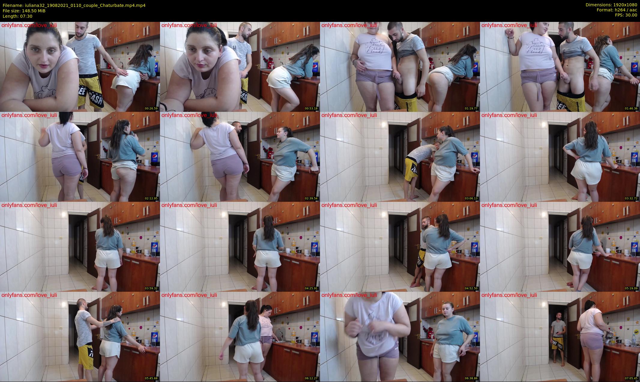 iuliana32 — 8 minute Chaturbate couple cam show recording, 1080p, Aug 19, 2021