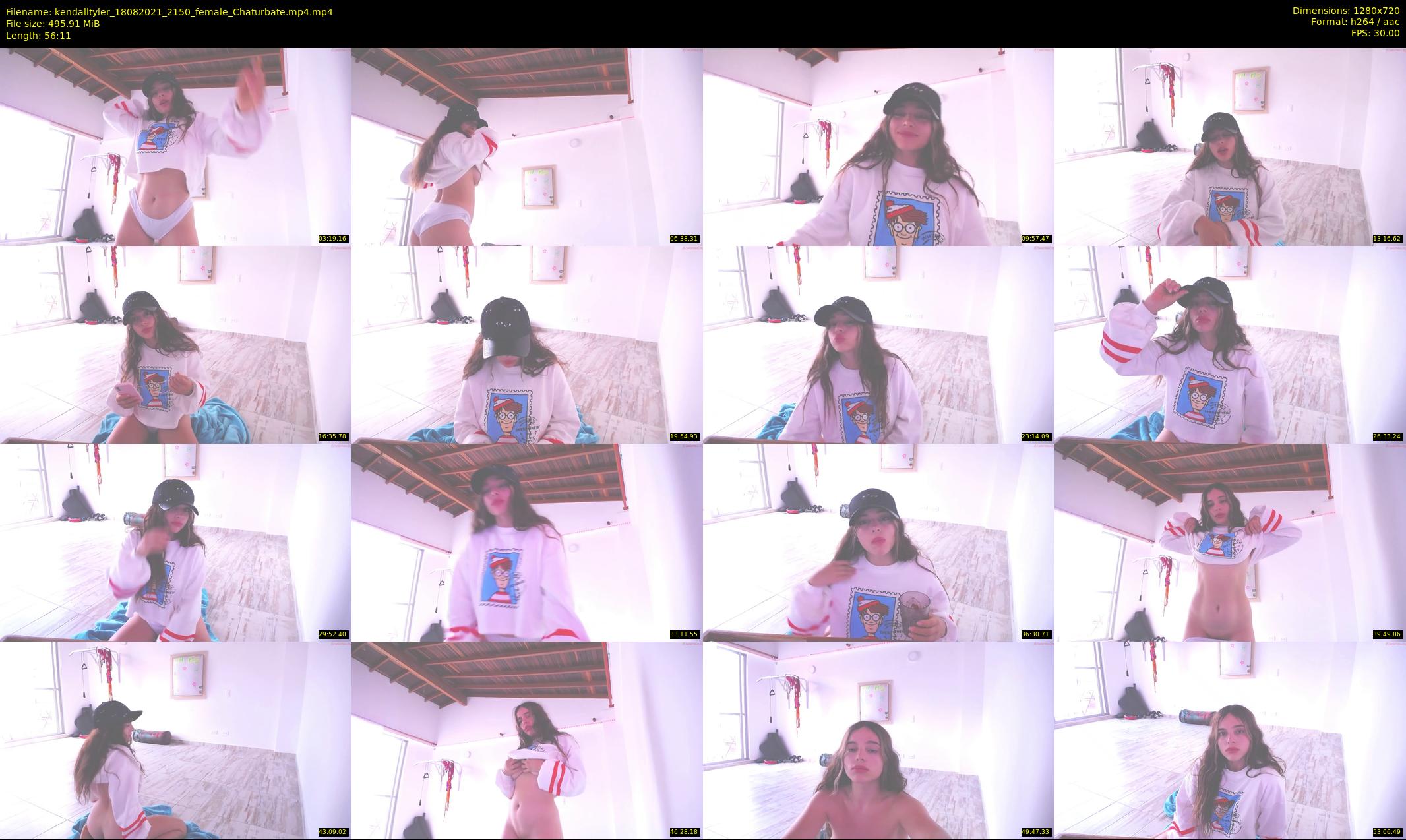 kendalltyler — 57 minute Chaturbate female cam show recording, 720p, Aug 18, 2021