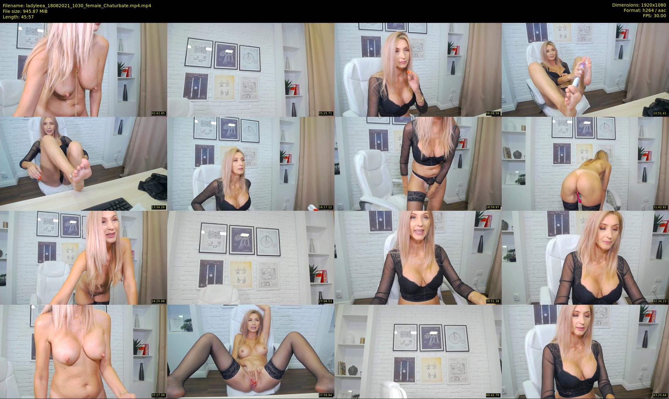 ladyleea — 46 minute Chaturbate female cam show recording, 1080p, Aug 18, 2021