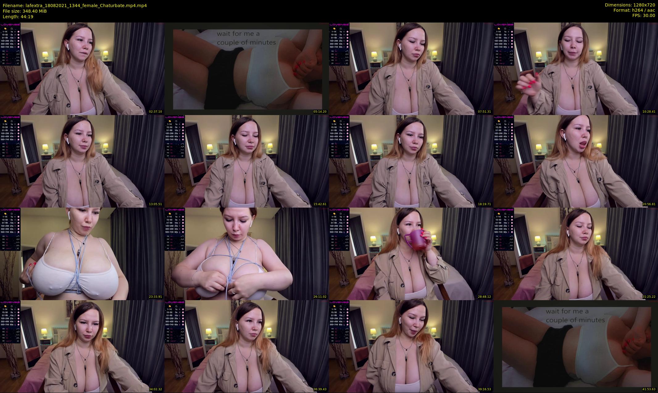 lafextra — 45 minute Chaturbate female cam show recording, 720p, Aug 18, 2021