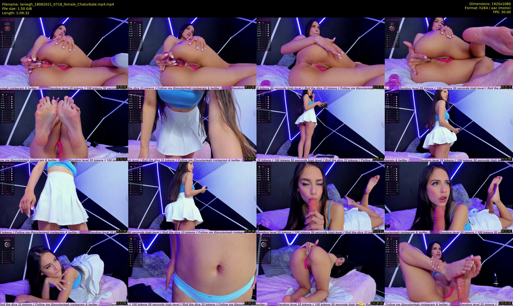 laniegh — 70 minute Chaturbate female cam show recording, 1080p, Aug 18, 2021