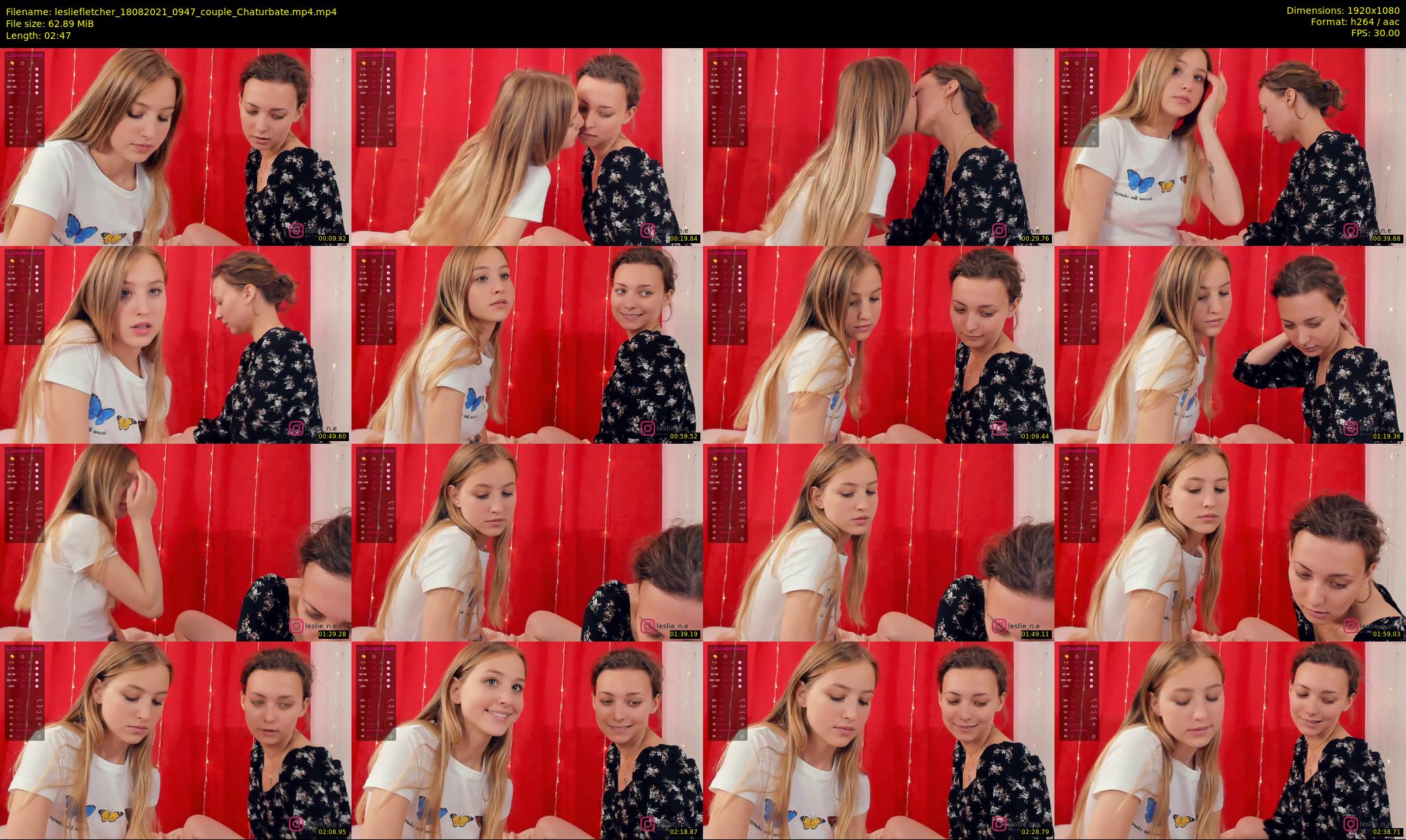 lesliefletcher — 3 minute Chaturbate couple cam show recording, 1080p, Aug 18, 2021