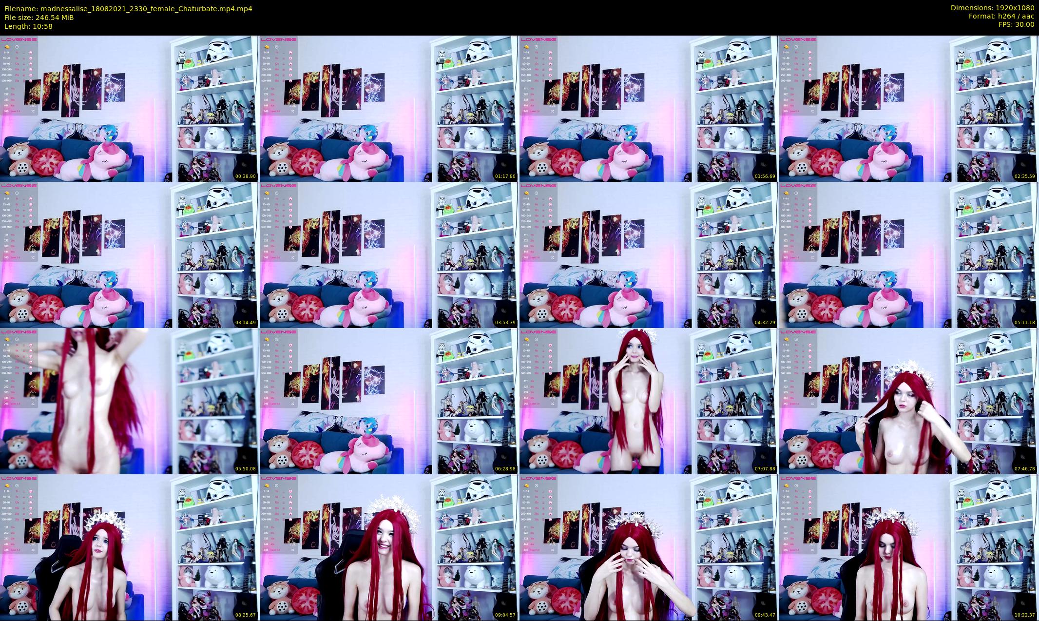 madnessalise — 11 minute Chaturbate female cam show recording, 1080p, Aug 18, 2021