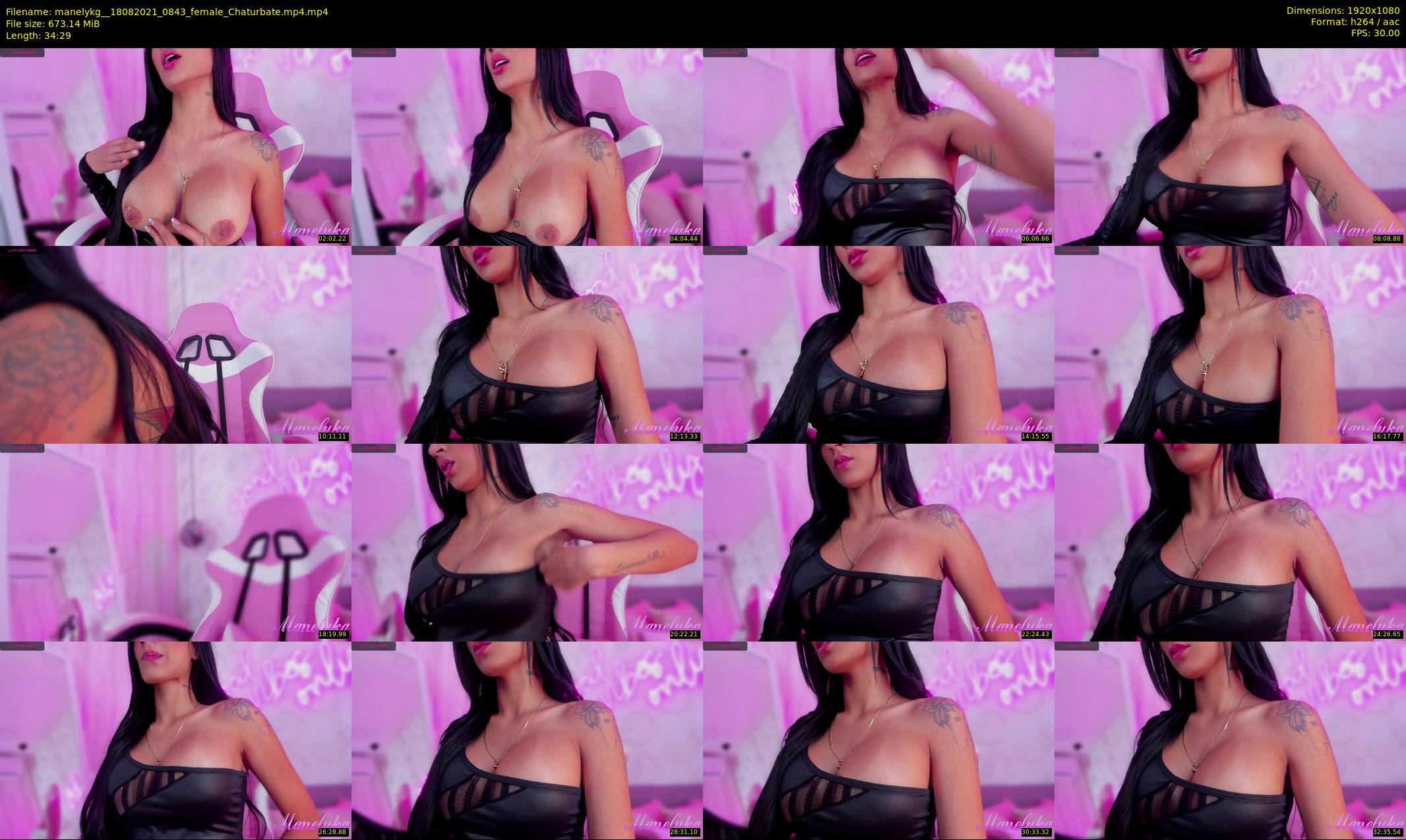 manelykg_ — 35 minute Chaturbate female cam show recording, 1080p, Aug 18, 2021