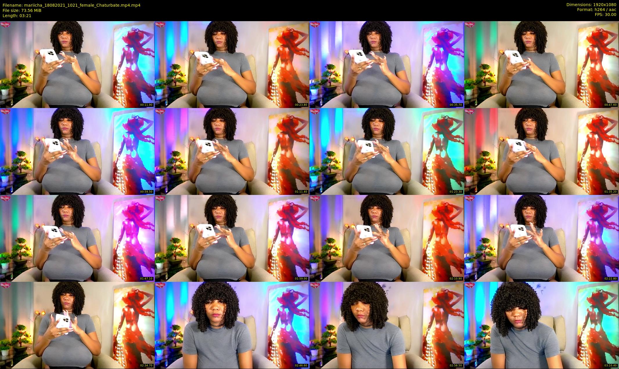 mariicha — 4 minute Chaturbate female cam show recording, 1080p, Aug 18, 2021