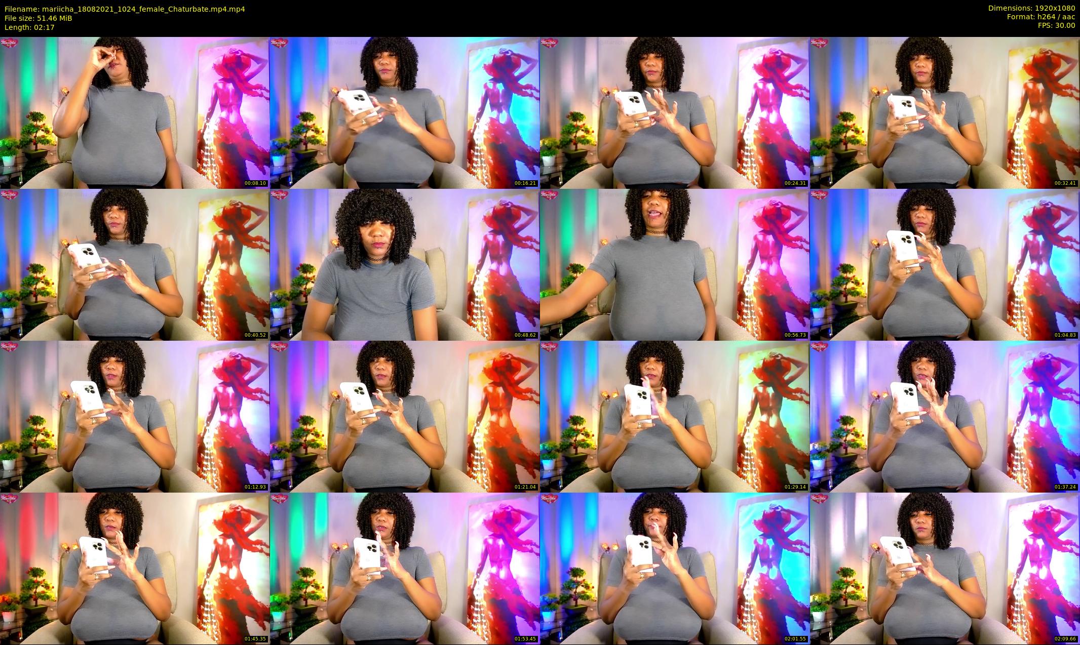 mariicha — 3 minute Chaturbate female cam show recording, 1080p, Aug 18, 2021