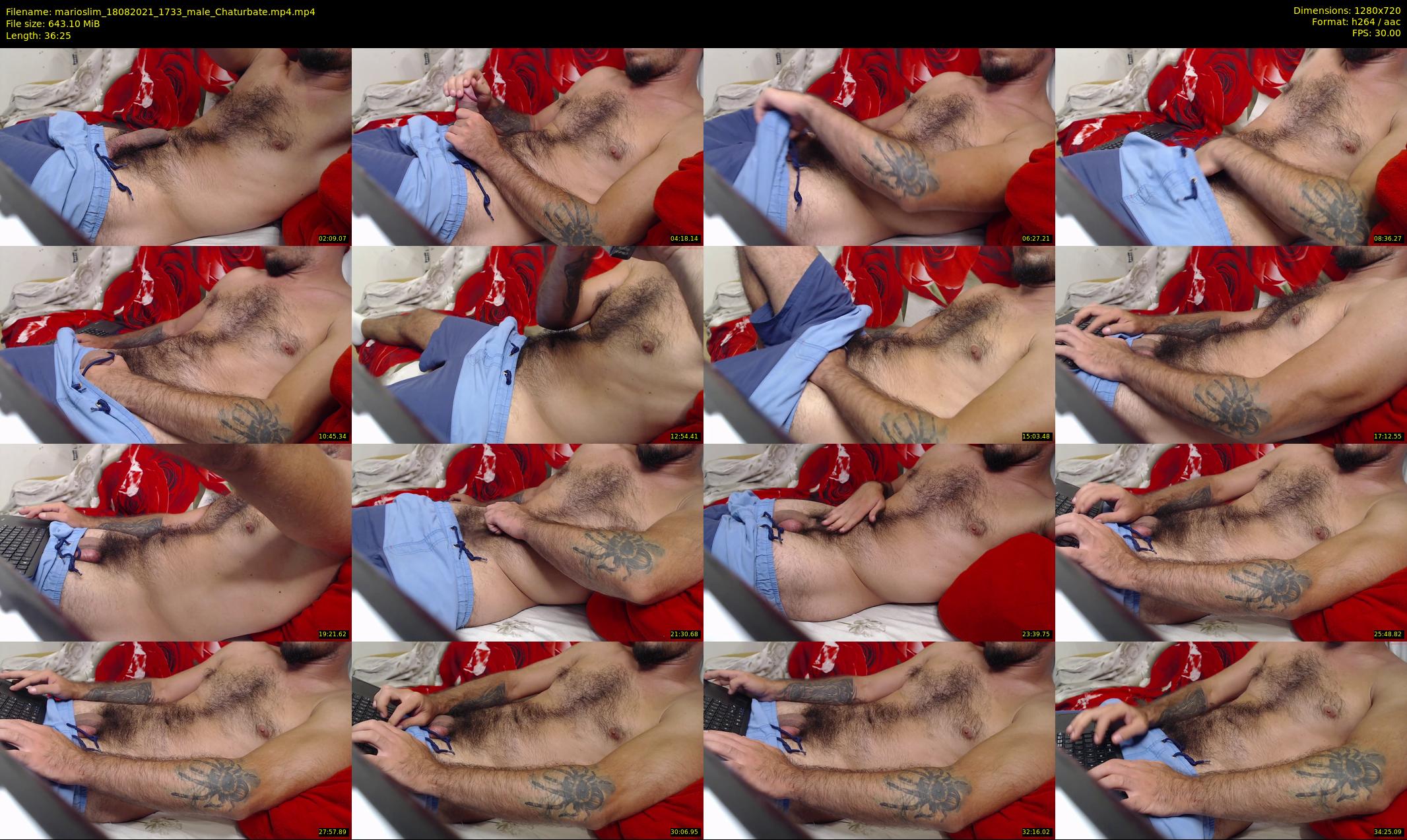 marioslim — 37 minute Chaturbate male cam show recording, 720p, Aug 18, 2021