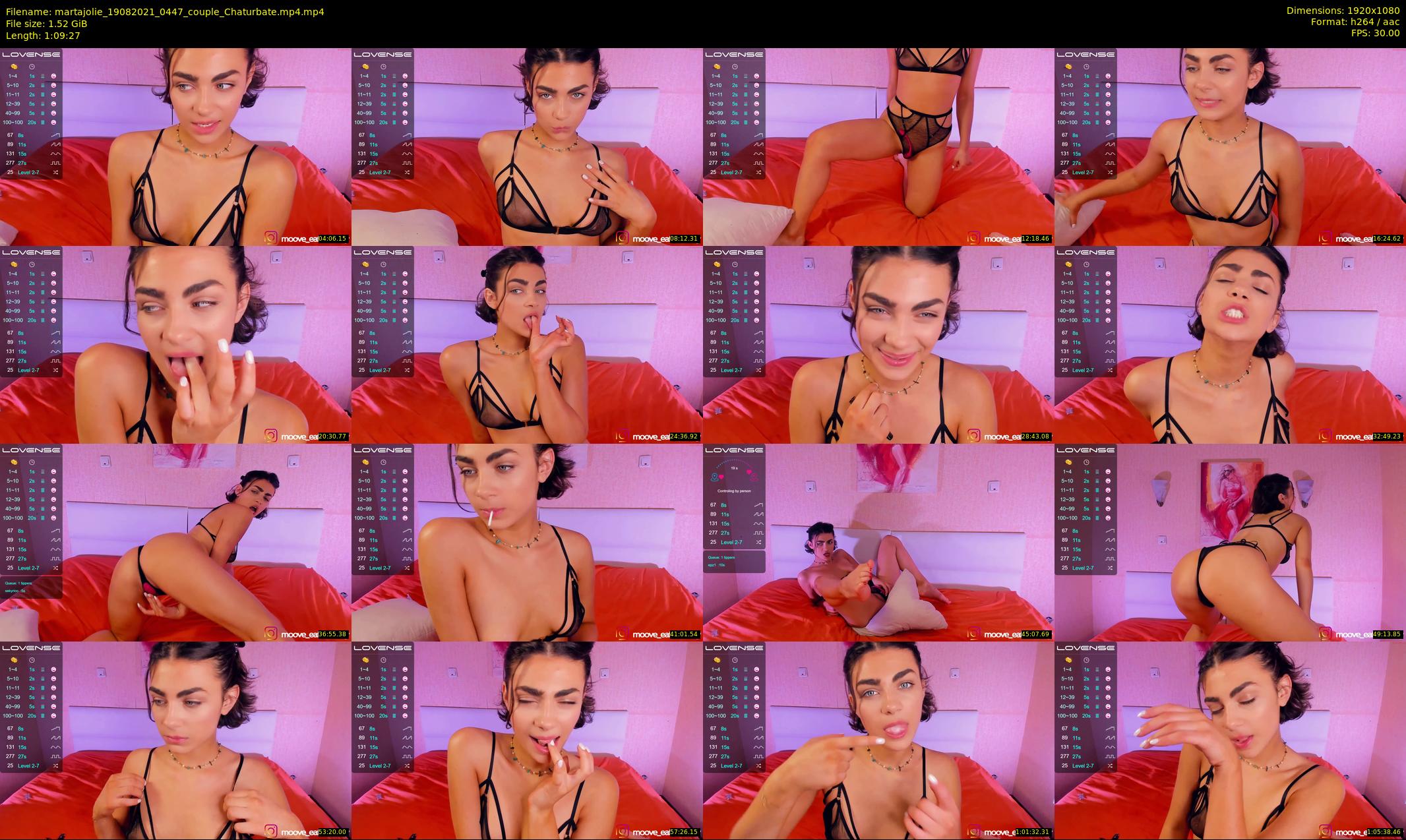martajolie — 70 minute Chaturbate female cam show recording, 1080p, Aug 19, 2021