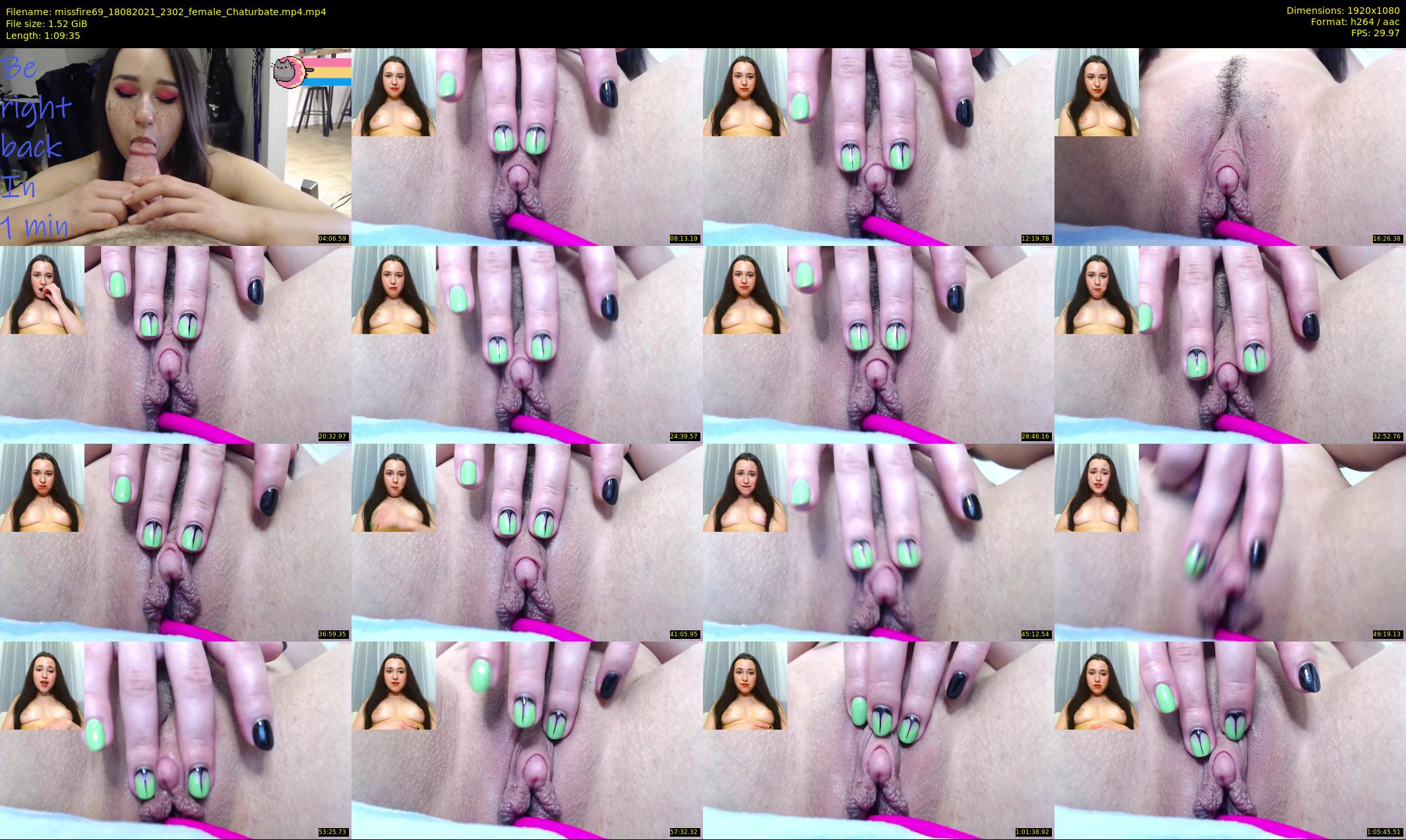 missfire69 — 70 minute Chaturbate female cam show recording, 1080p, Aug 18, 2021