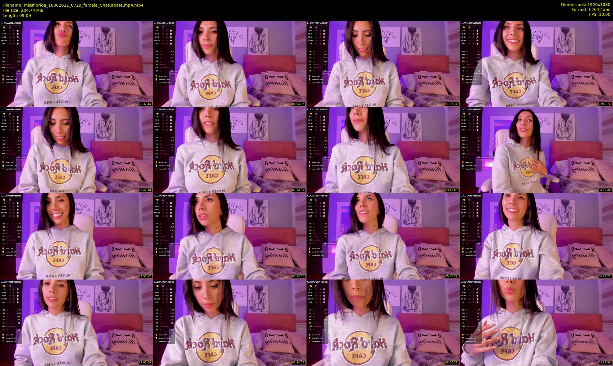 missflorida — 10 minute Chaturbate female cam show recording, 1080p, Aug 18, 2021