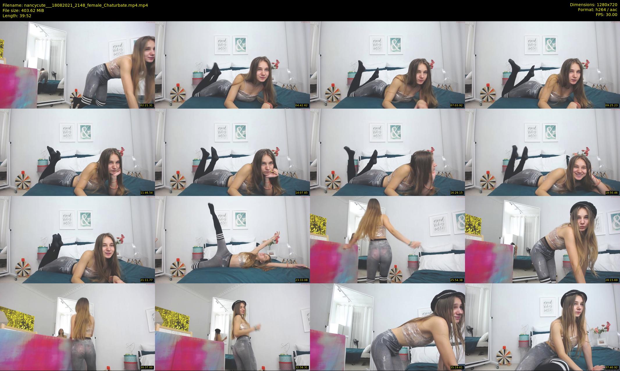 nancycute__ — 40 minute Chaturbate female cam show recording, 720p, Aug 18, 2021